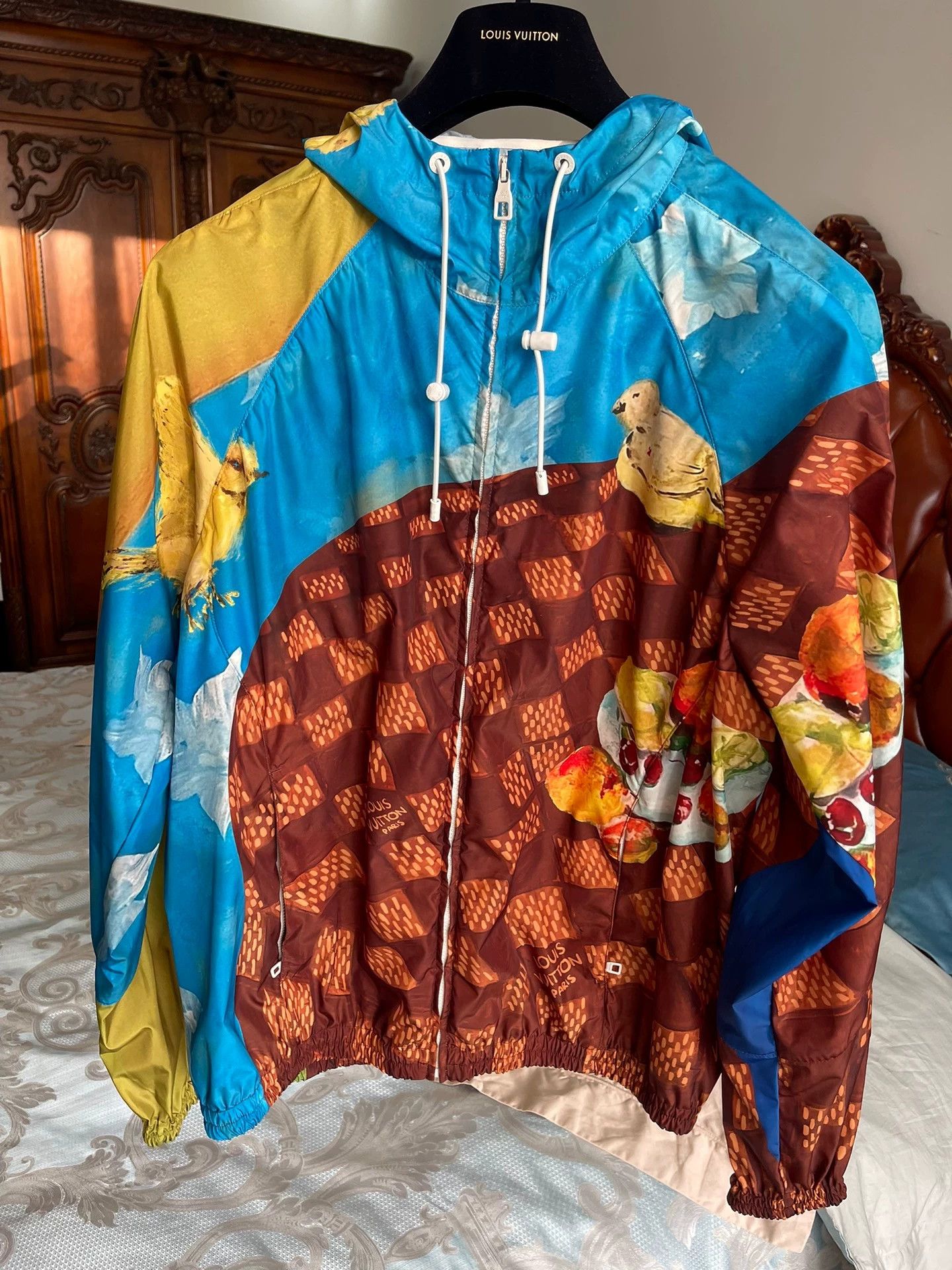 Louis Vuitton LV Checkerboard Fruit Bird Sky Printed Jacket 48 Size US M / EU 48-50 / 2 - 3 Thumbnail