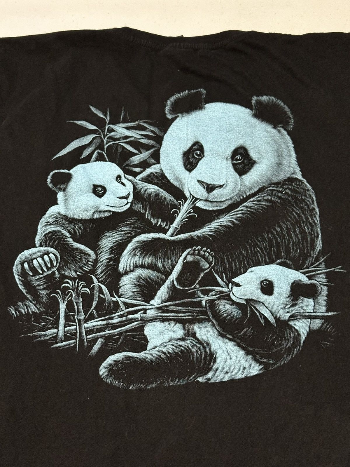 Vintage Vintage panda animal nature front and back graphic T-shirt Size US XL / EU 56 / 4 - 6 Thumbnail