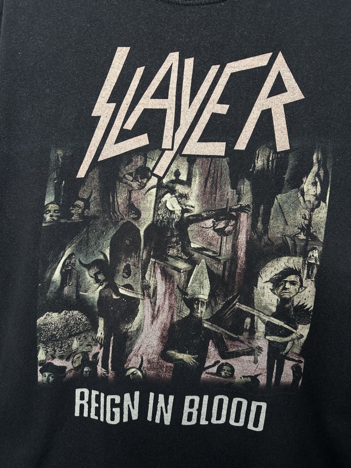 Band Tees Rare Vintage T-Shirt Slayer “REIGN IN BLOOD” Size US L / EU 52-54 / 3 - 4 Thumbnail