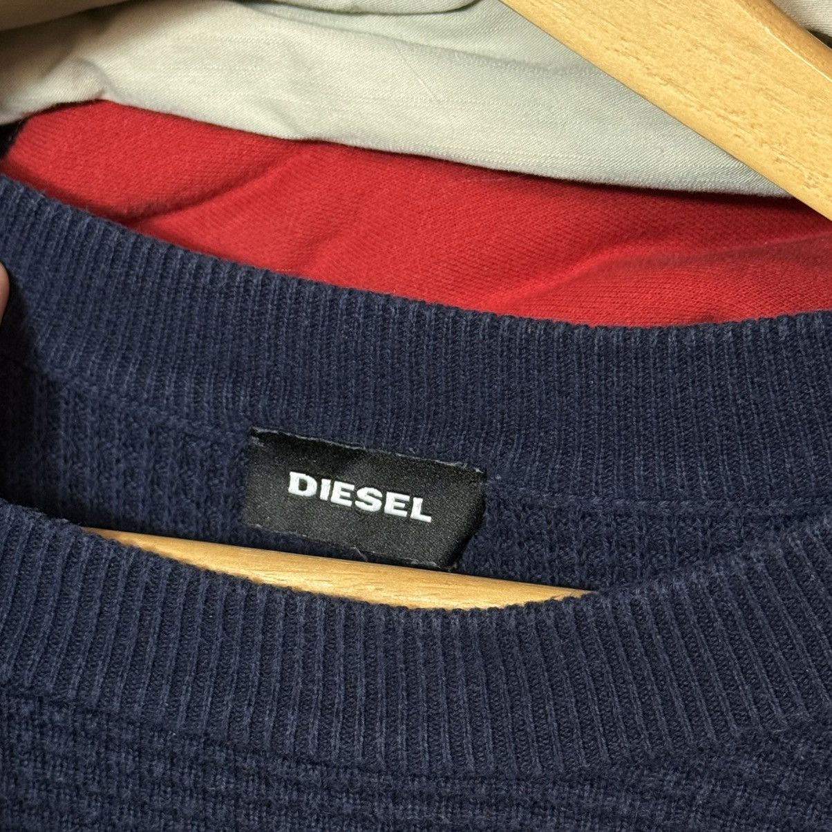 Diesel 📌 Crazy Diesel Crew Neck Sweater Pocket Longsleeve Size US M / EU 48-50 / 2 - 7 Thumbnail