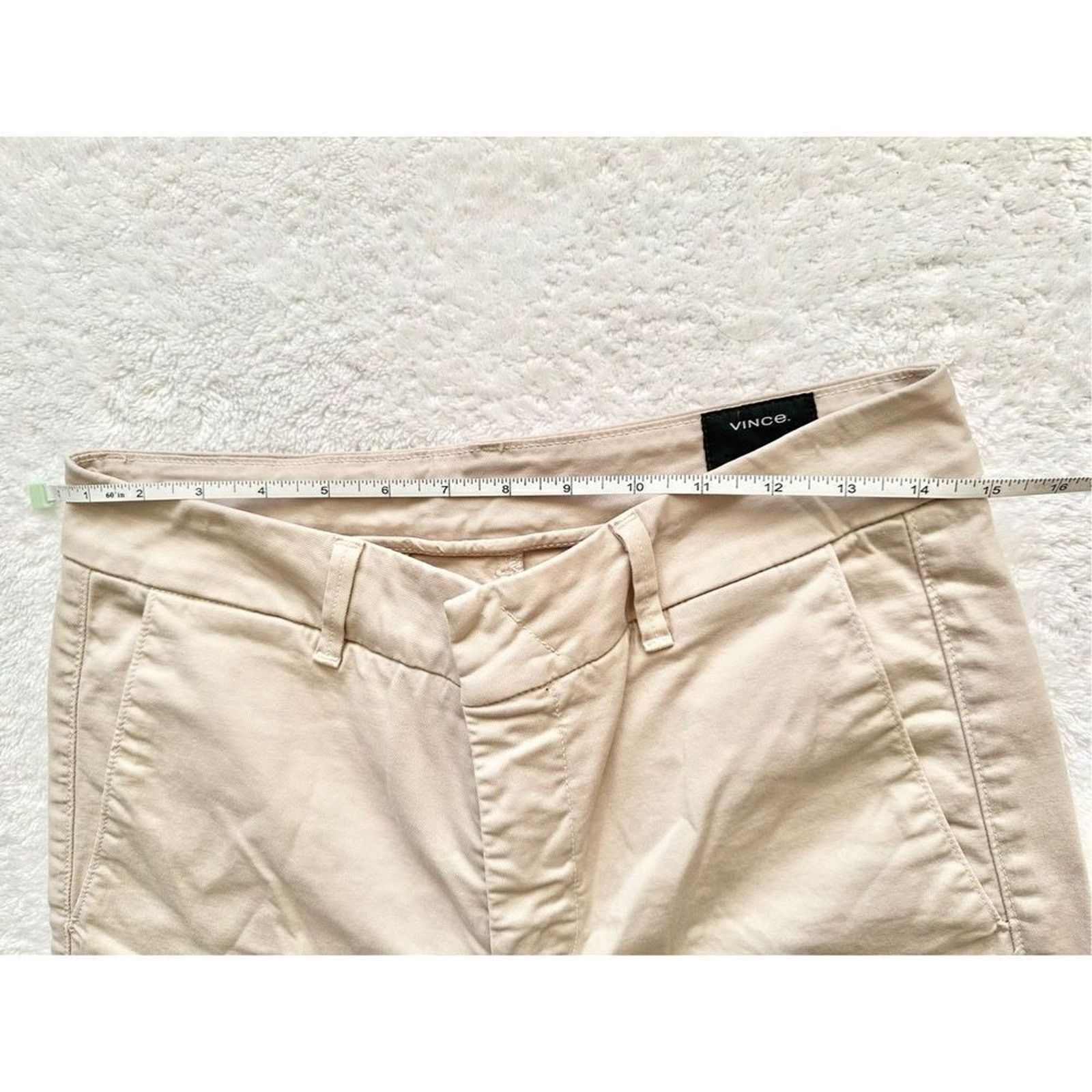 Vince Vince Cotton Blend Taupe Work Pants Size 28" / US 6 / IT 42 - 5 Thumbnail