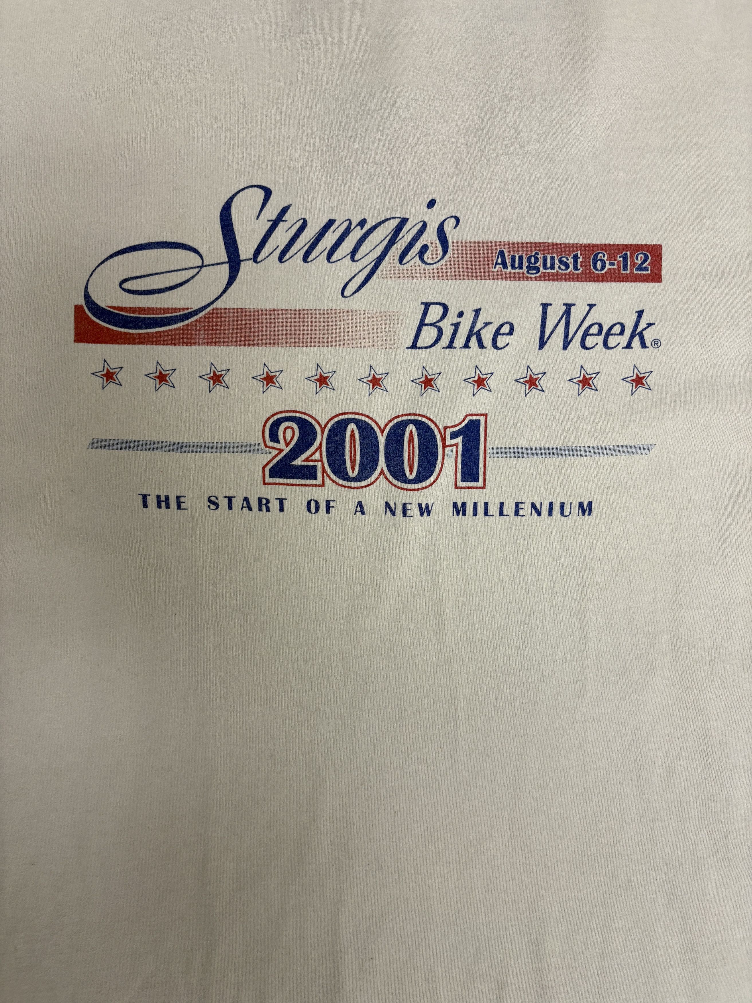 Vintage Sturgis Bike Week 2001 Vintage Y2K T-Shirt Tee Size US XL / EU 56 / 4 - 4 Thumbnail