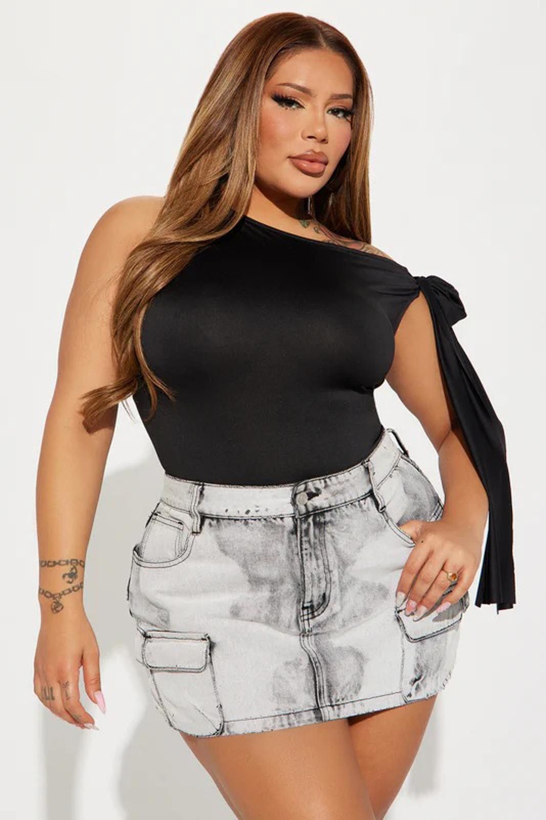 Fashion Nova Kamari Off Shoulder Top - Black Size XL / US 12-14 / IT 48-50 - 3 Thumbnail