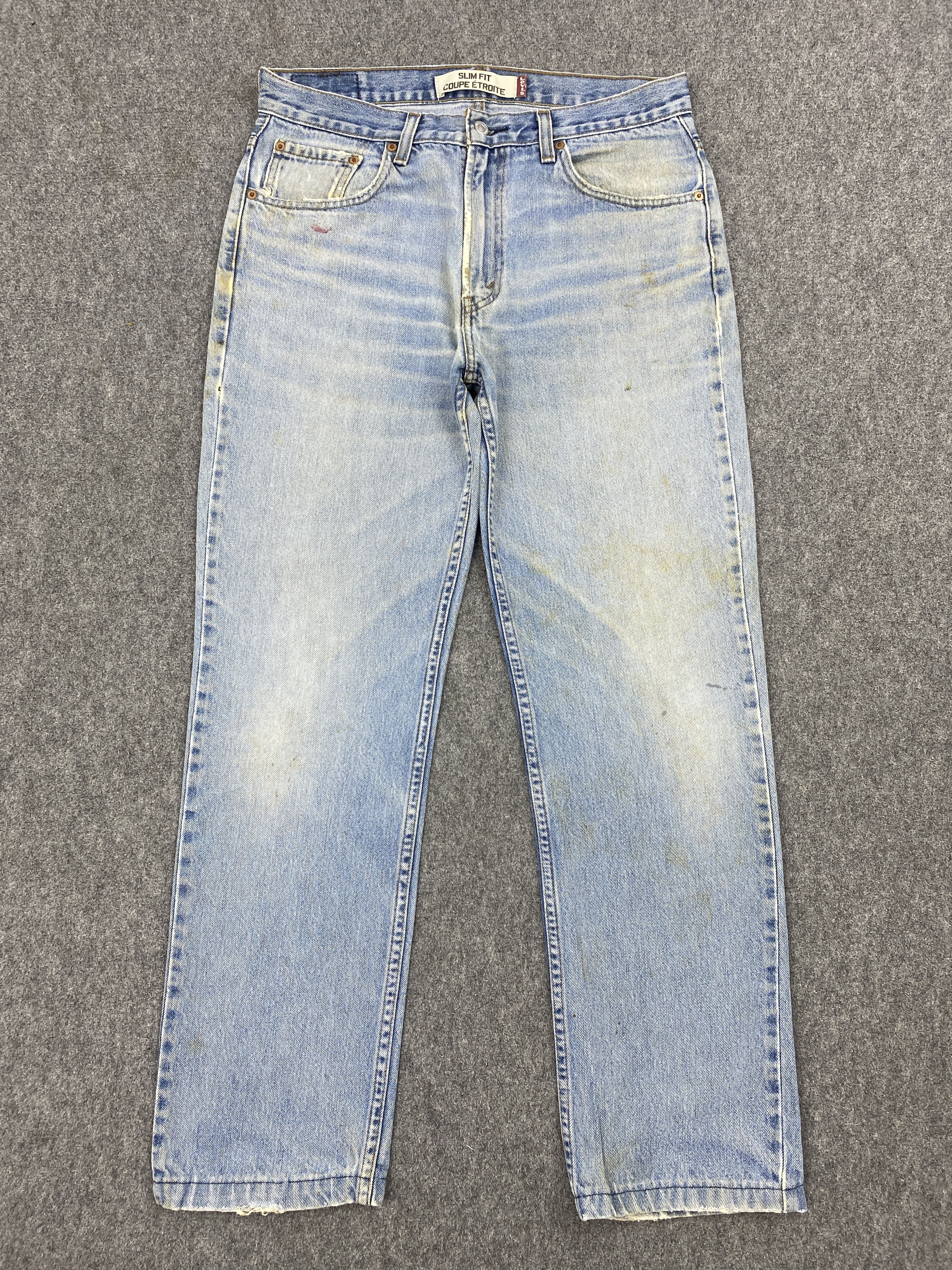 Vintage Levis 516 Faded Blue Denim