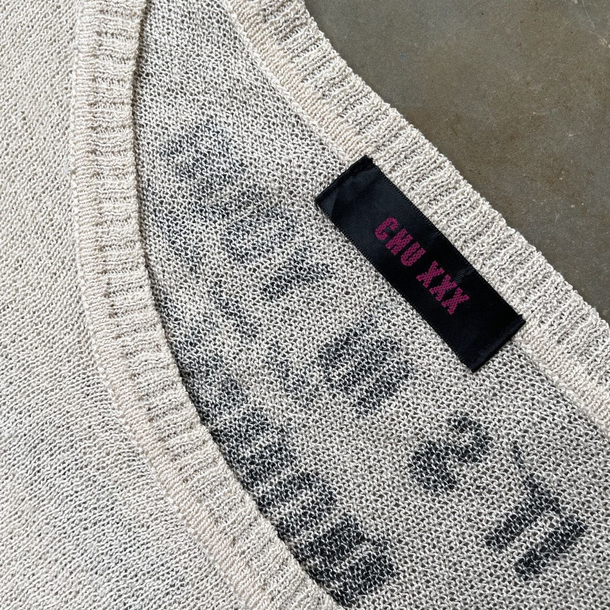 Hysteric Glamour × If Six Was Nine × Japanese Brand CHU XXX T-Shirt Crewneck Sweatshirt Sleeveless Knit Size XL / US 12-14 / IT 48-50 - 3 Thumbnail