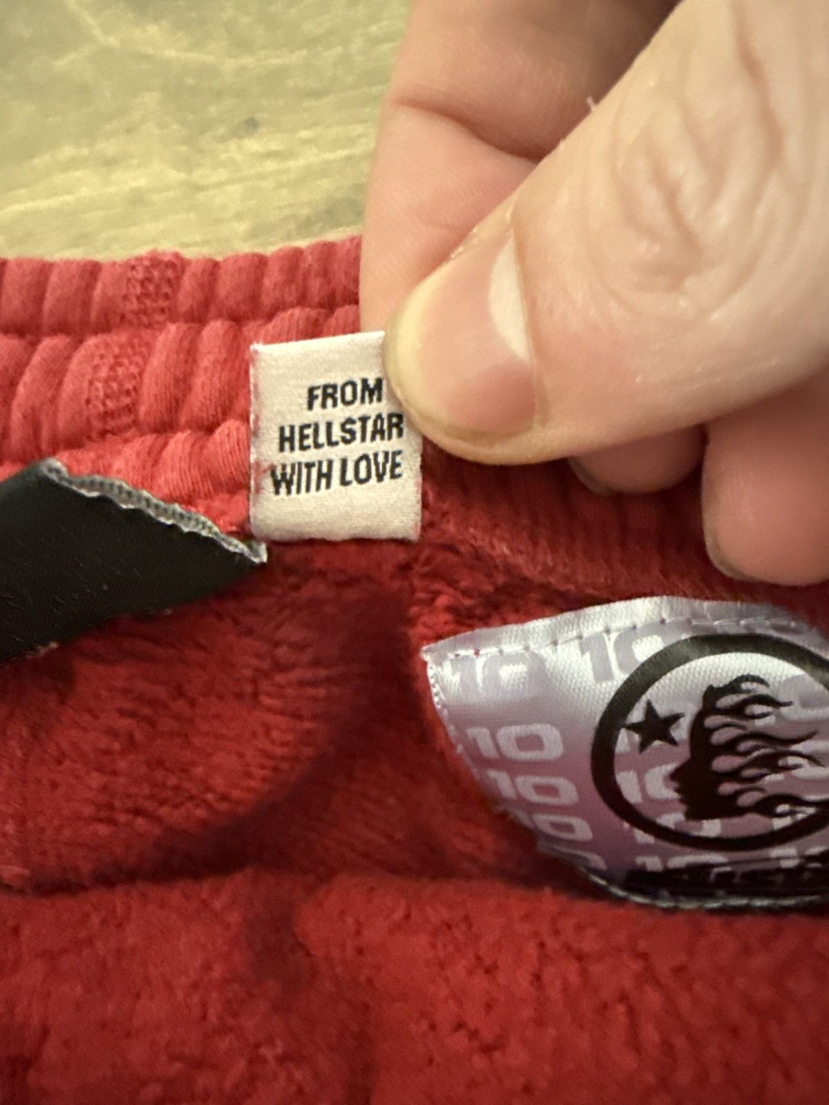 HELLSTAR Hellstar sports bone sweatpant maroon large Size US 34 / EU 50 - 3 Thumbnail