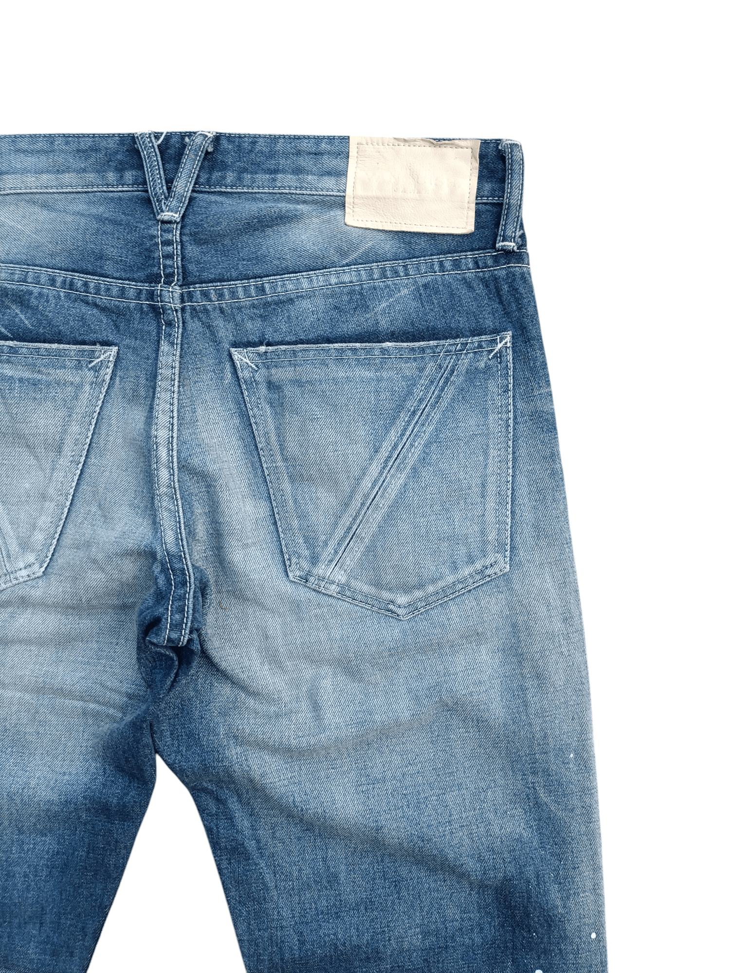 Japanese Brand VANQUISH Tokyo Japan Whiskers Painted Rare Design Jeans Size US 32 / EU 48 - 15 Thumbnail