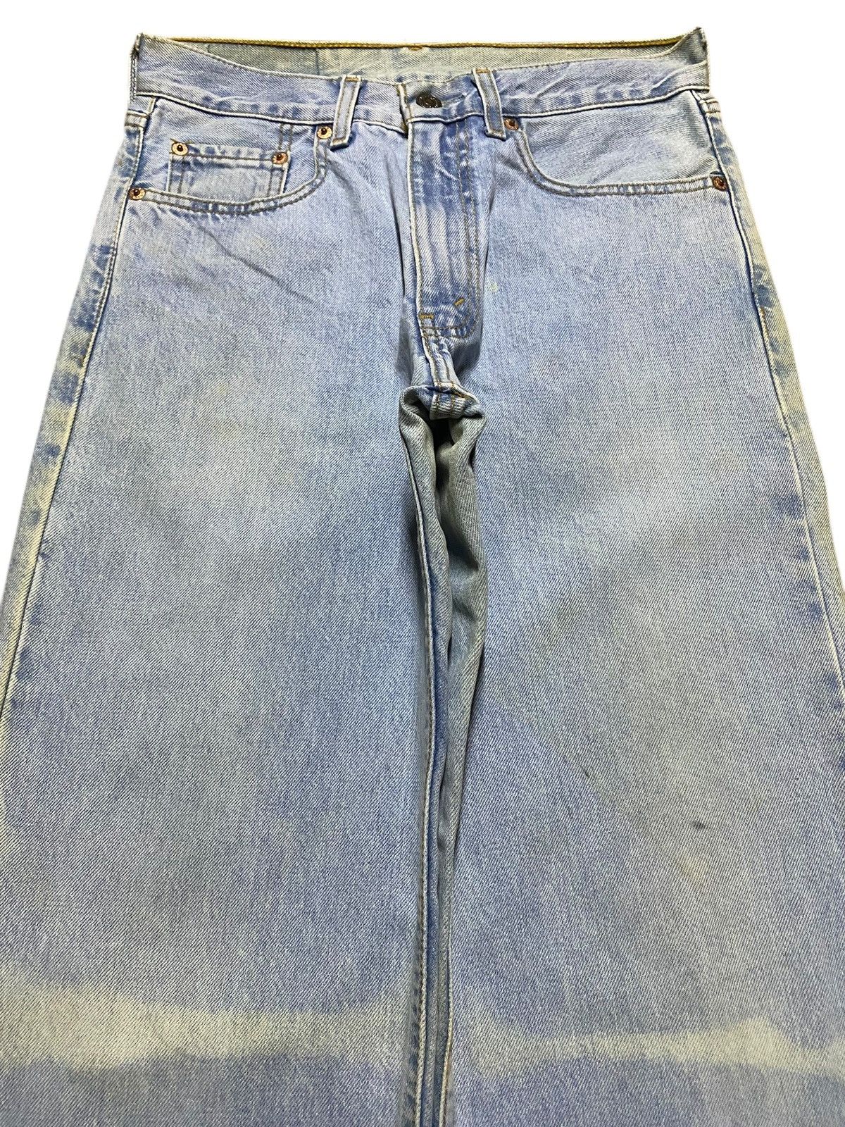 Levi's Vintage Levis 503 Faded Wash Loose Jeans Size US 28 / EU 44 - 3 Thumbnail