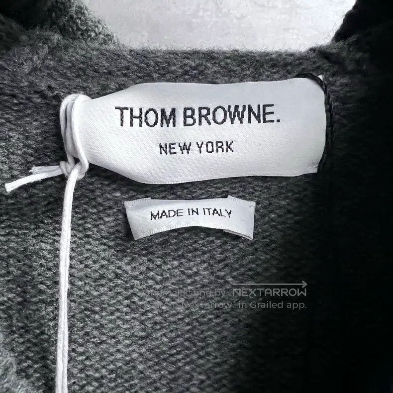 Thom Browne Thom Browne Hooded Long Sleeve Sweatshirt Size US L / EU 52-54 / 3 - 3 Thumbnail