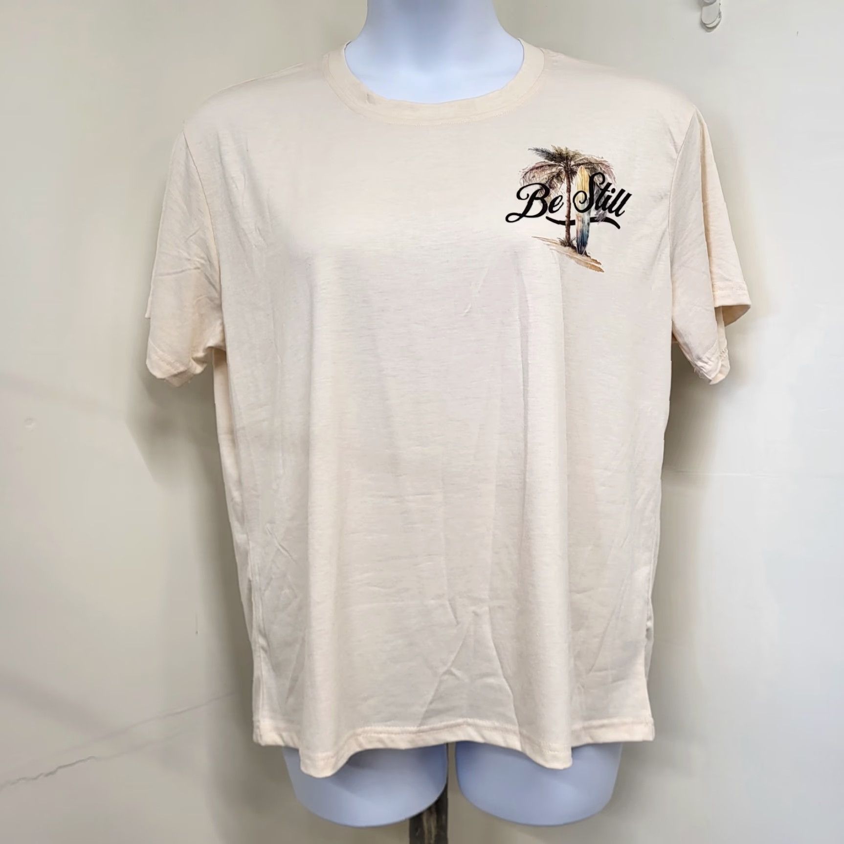 Obey Even The Wind And The Waves Obey Him Tshirt Unbranded Shirt Adult XXL Beige Christian Quotes 90s Theme? Size US XXL / EU 58 / 5 - 3 Thumbnail