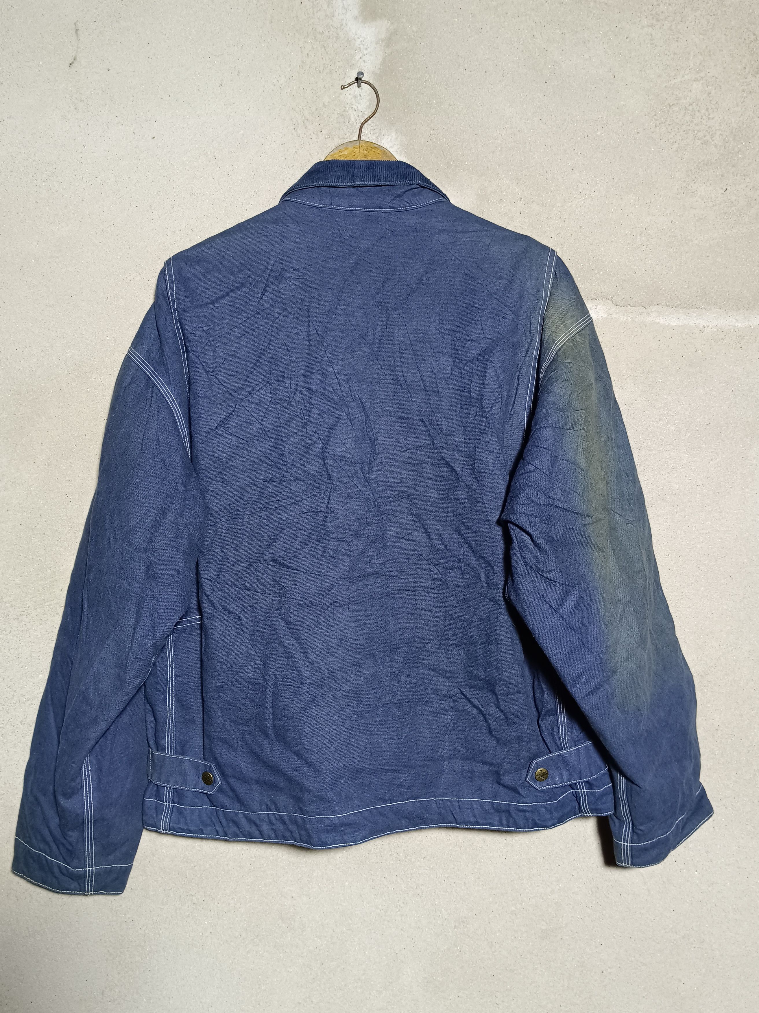 Chevignon × Vintage Vintage Chevignon Chrome Workers Jacket Coat Size US L / EU 52-54 / 3 - 5 Thumbnail