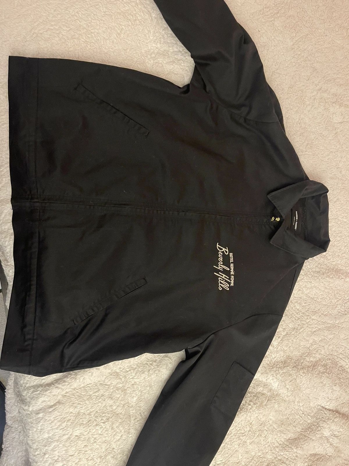 Homme + Femme La ‘ FAKE LOVE RICH SEX FAST MONEY’ BOMBER JACK Size US L / EU 52-54 / 3 - 1 Thumbnail