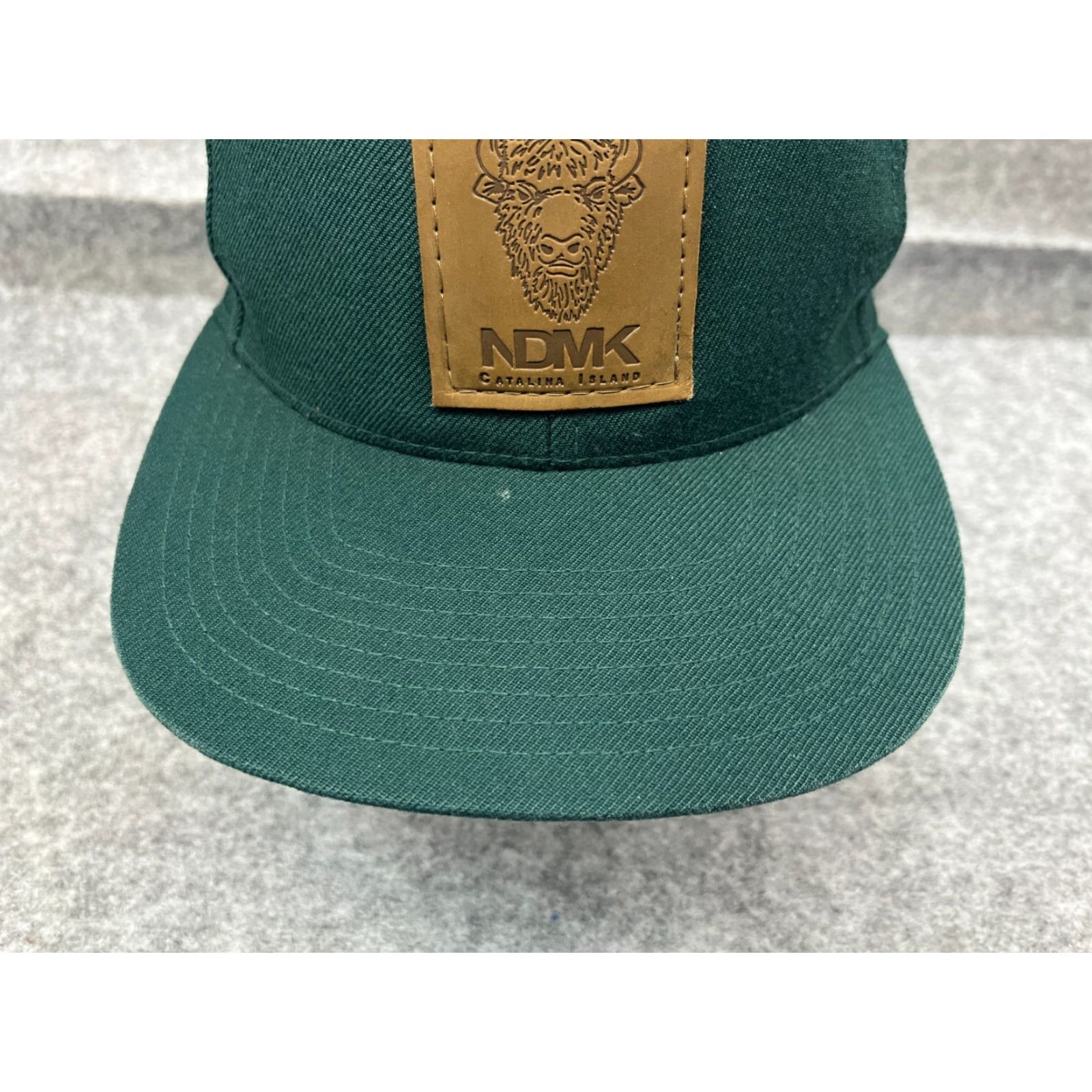 Vintage Yupoong Seafood Snapback Hat Cap Adult One Size Teal Blue Acrylic Wool Blend Outdoor Logo Mens Size ONE SIZE - 3 Thumbnail