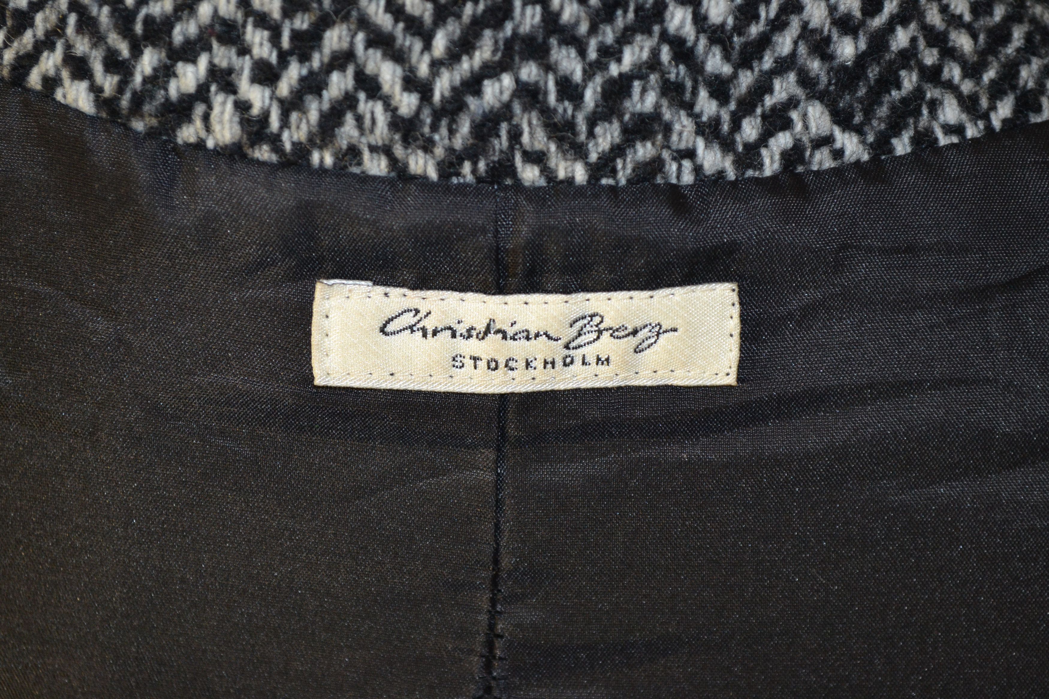 Other Vintage Christian Berg Wool Coat – Wool Blend Overcoat Size M / US 6-8 / IT 42-44 - 7 Thumbnail
