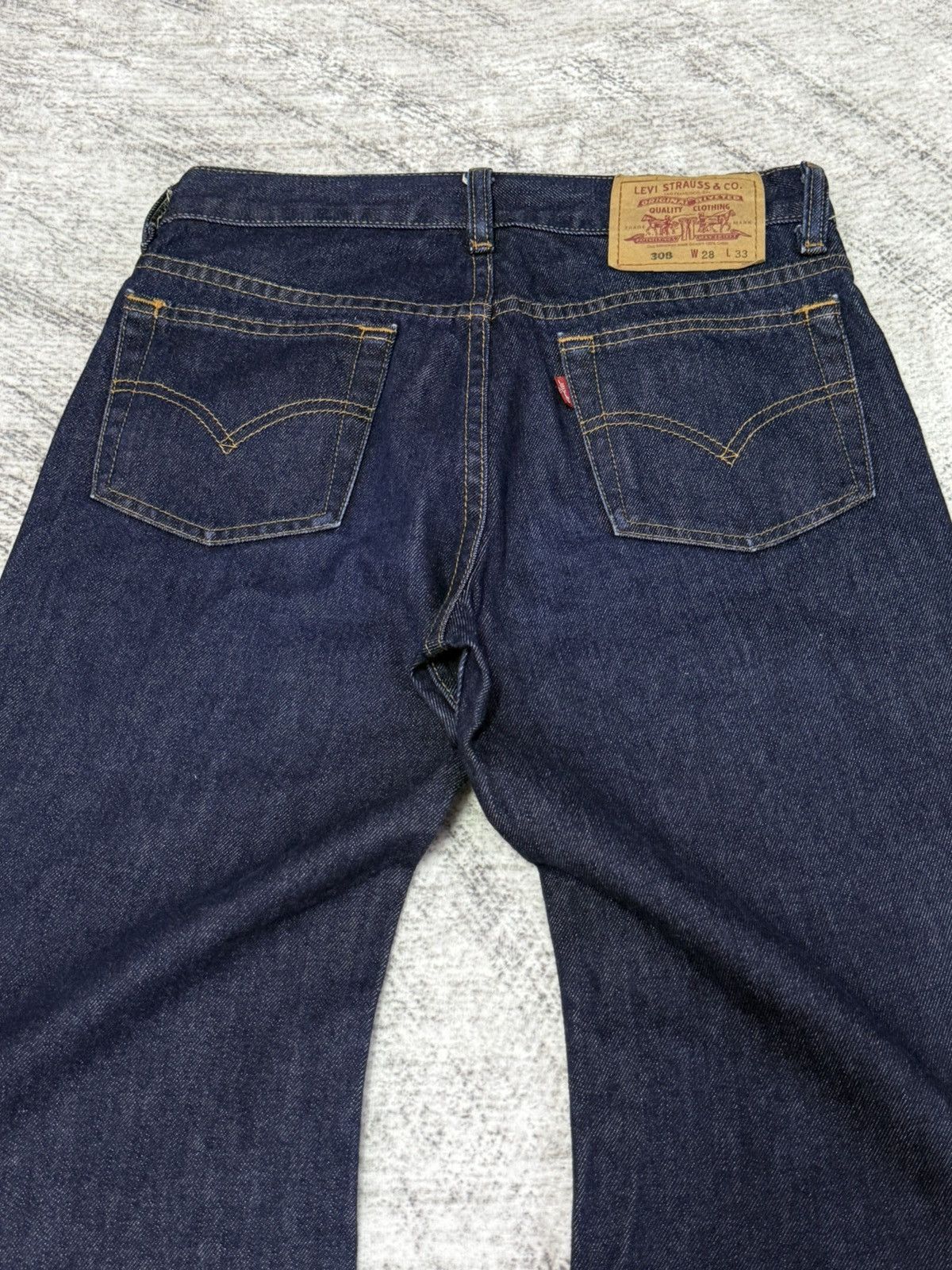 Levi's Vintage Levis 308 Super Wide Leg Flared Jeans Size US 28 / EU 44 - 15 Thumbnail