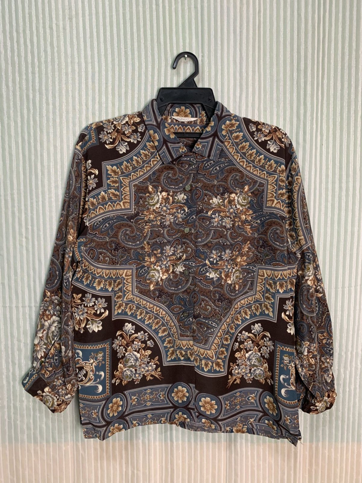 Other Rare Design Vintage Sunnasa Paisley Print Blouse Size M / US 6-8 / IT 42-44 - 1 Thumbnail
