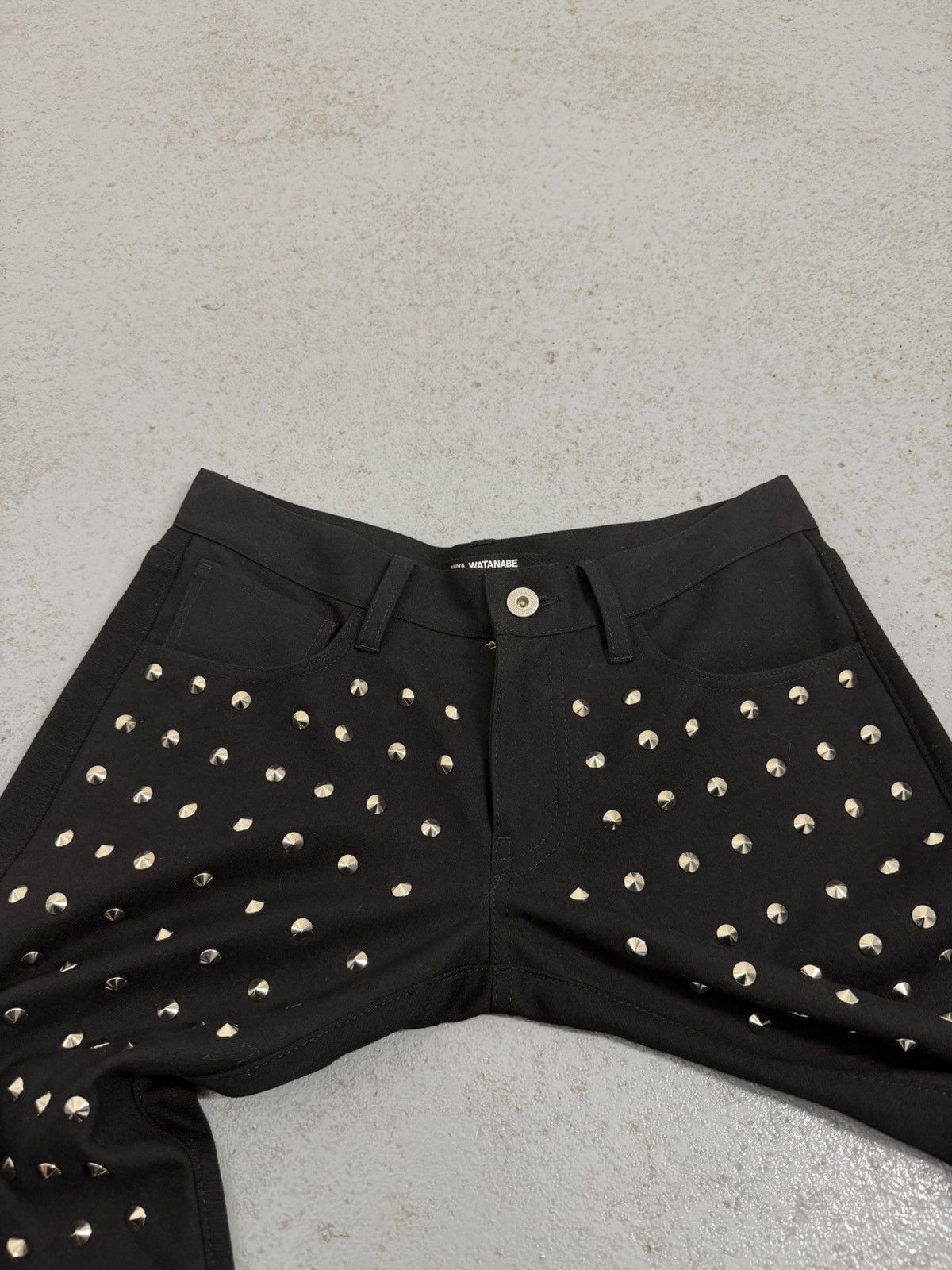 Junya Watanabe Junya Watanabe Studded Crop Ponte Pants Size 28" / US 6 / IT 42 - 7 Thumbnail