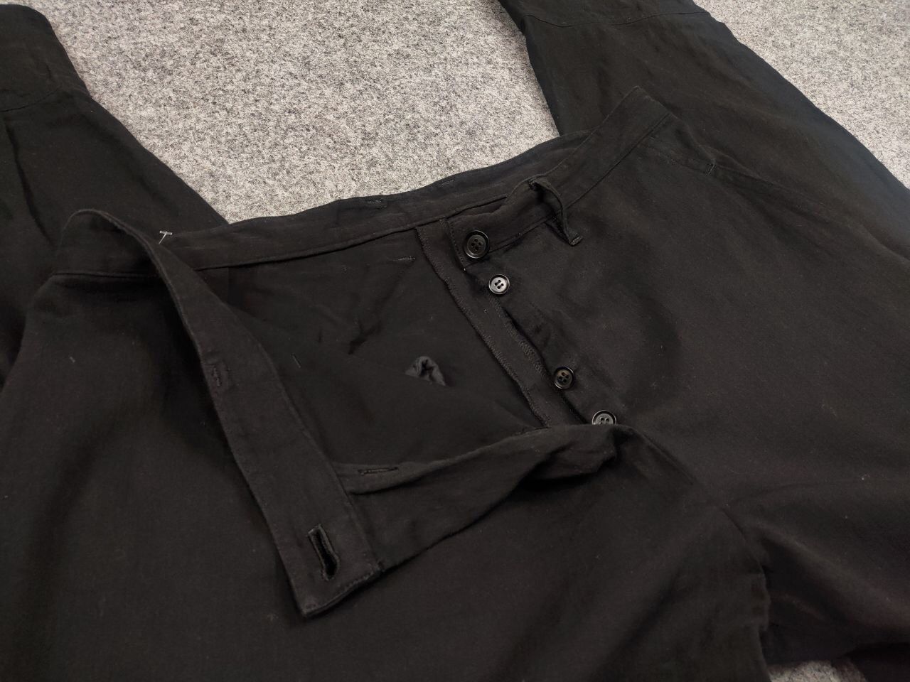 Yohji Yamamoto Vintage Y's Yohji Yamamoto Cotton Linen Japan Baggy pants Size US 34 / EU 50 - 14 Thumbnail