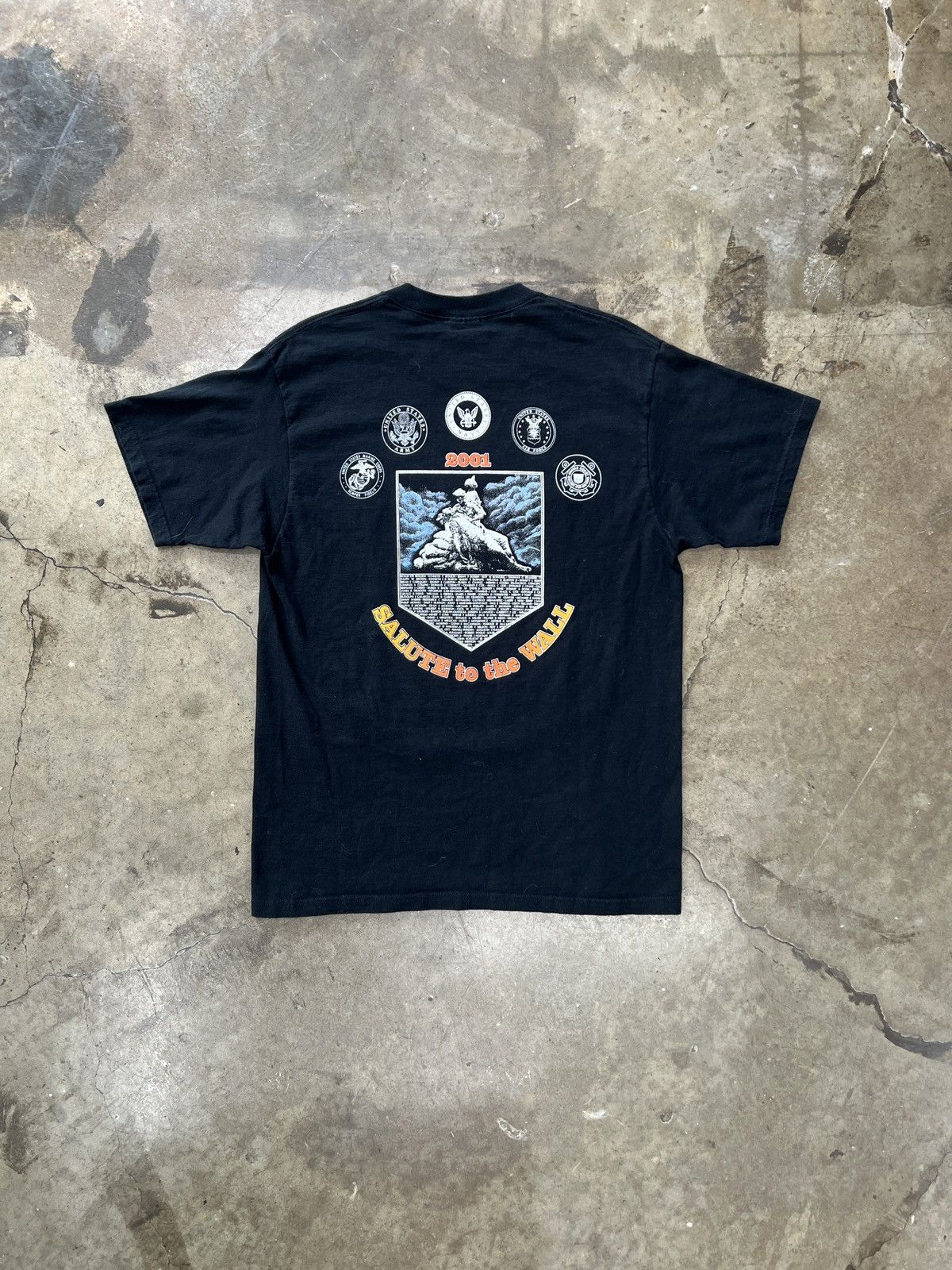 Harley Davidson Vintage 2001 PowMia Rolling Thunder Motorcycle Tee Large Size US L / EU 52-54 / 3 - 5 Thumbnail