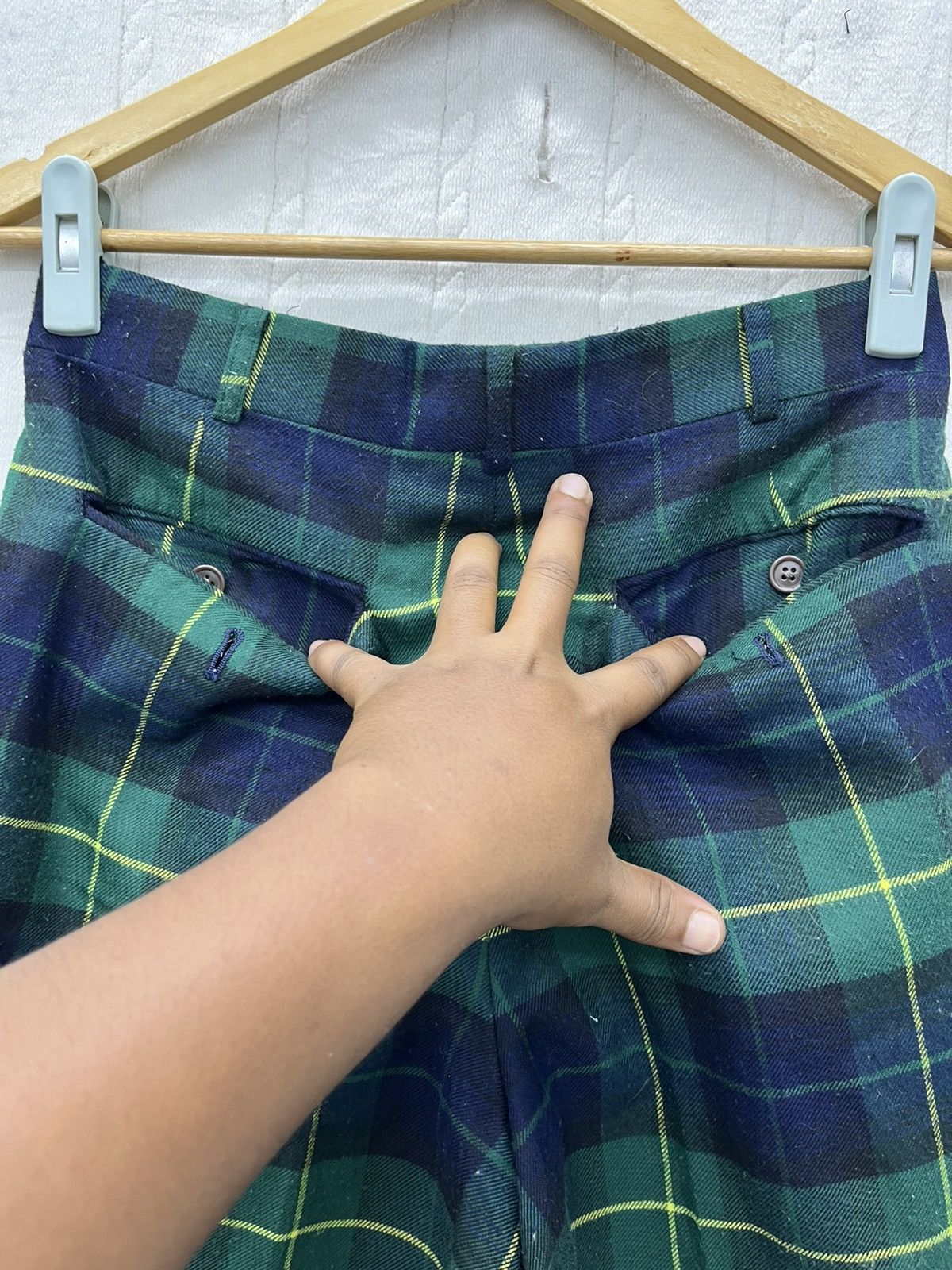 Beams Plus × Japanese Brand ARCHIVE🔥BEAMS WOOL TARTANS PANTS Size 27" / US 4 / IT 40 - 8 Thumbnail