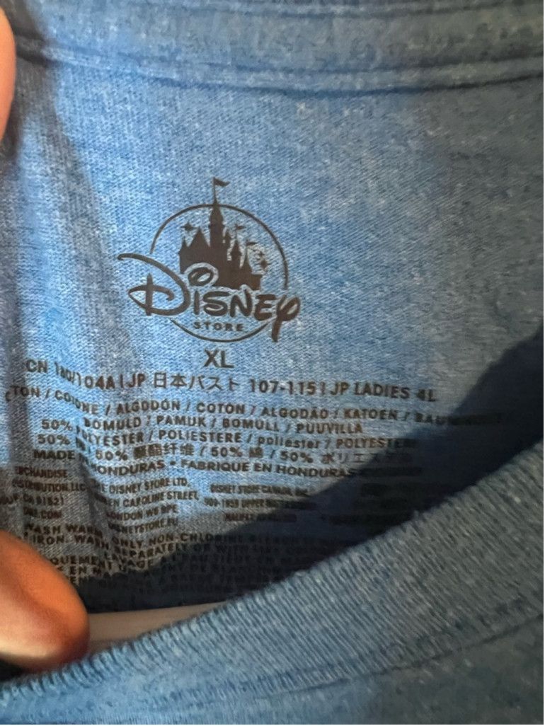 Disney Women's Disney Minnie Mouse T-shirt XL Blue Size XL / US 12-14 / IT 48-50 - 4 Thumbnail