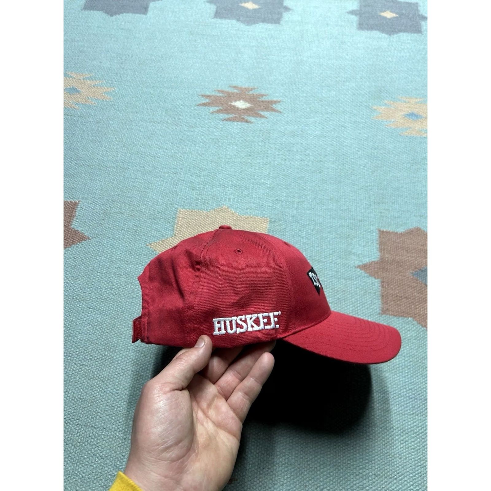 Vintage Tractor Supply Co strapback hat cap Huskee Cub Cadet farm red adjustable TSC Men Size Adjustable Hat Size ONE SIZE - 4 Thumbnail
