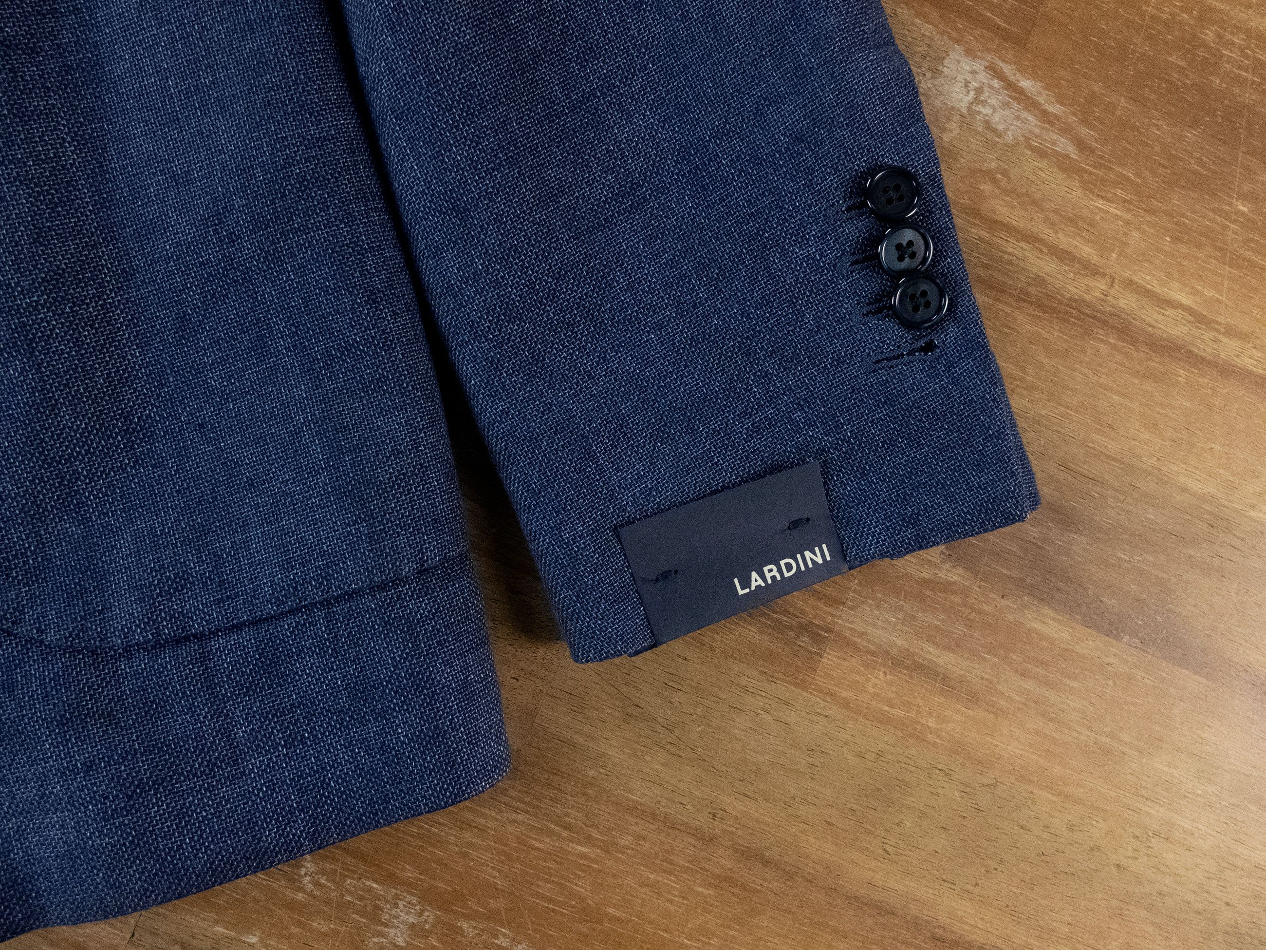 Lardini LARDINI blue linen cotton Spring Summer blazer jacket 40R Size 40R - 5 Thumbnail