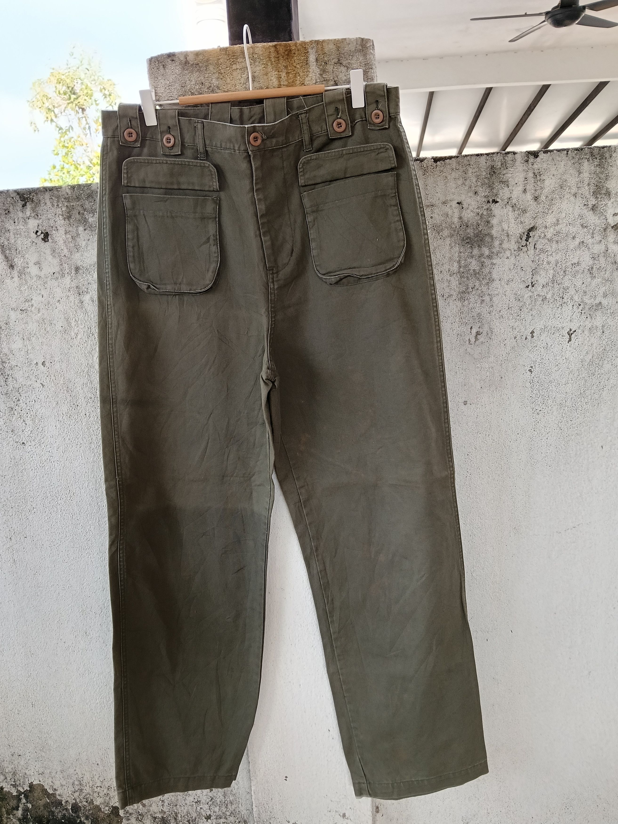 Japanese Brand 💥Japanese Brand Yokohama Staff Loose Pants 💥 Size US 35 - 2 Thumbnail