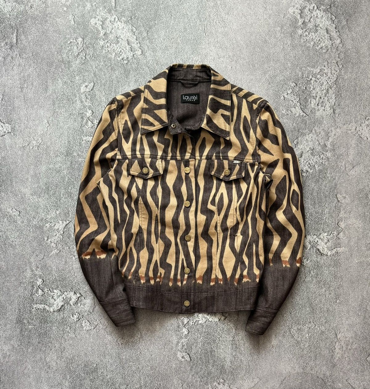 Escada × Escada Sport Lauren by Escada 36 all printed leopard brown jacket denim Size S / US 4 / IT 40 - 1 Thumbnail