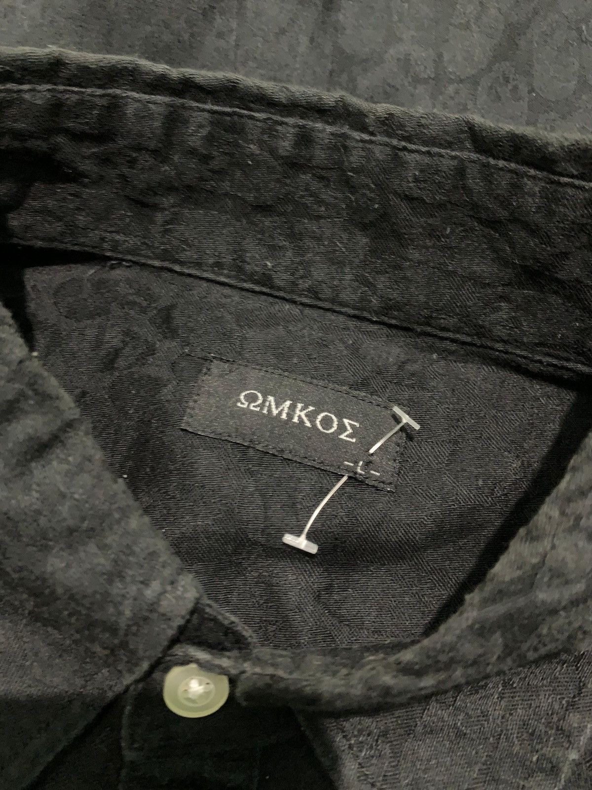 Japanese Brand Vintage 90s Omkoe All Over Print Skull Gothic Size US M / EU 48-50 / 2 - 5 Thumbnail
