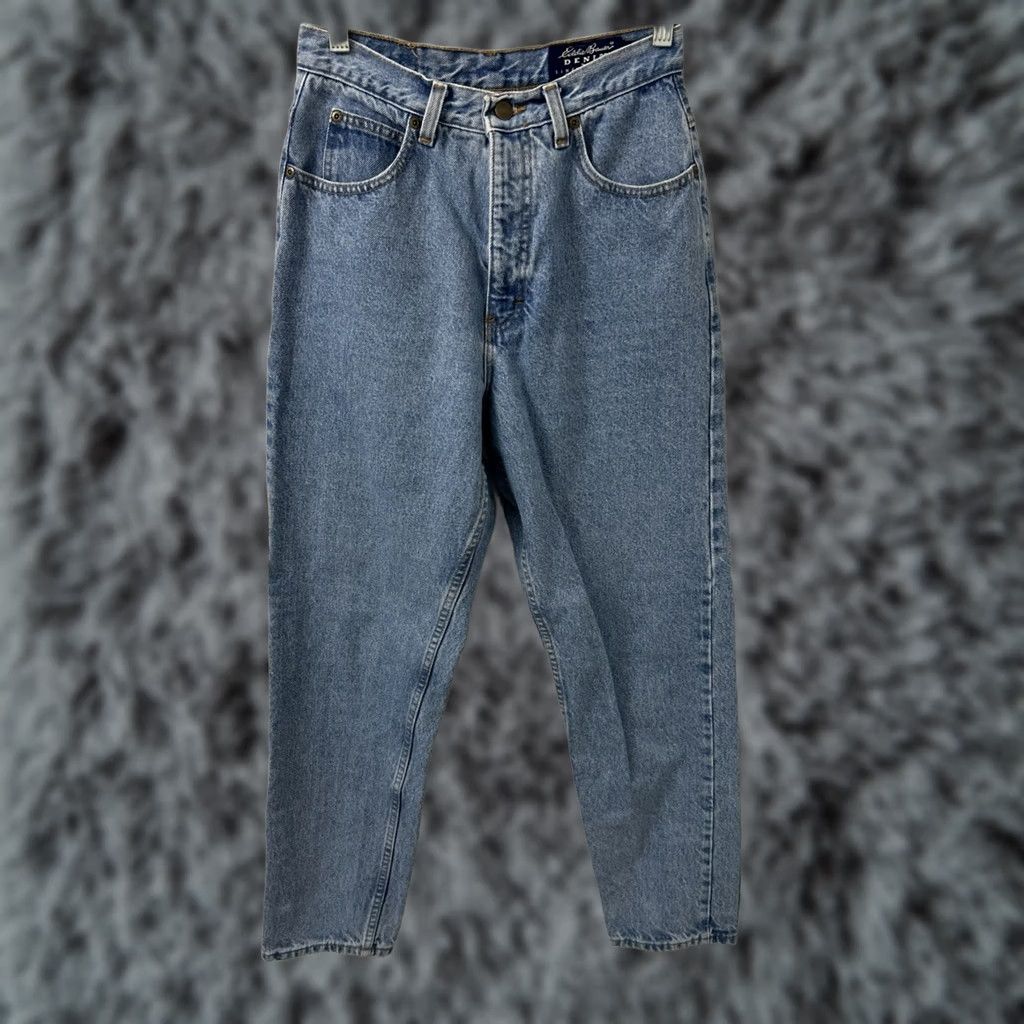 Eddie Bauer VINTAGE Eddie Bauer Jeans Womens 8x30 Light Wash Denim 100% Cotton High Rise Classic Fit 5-Pocket USA Womens Size 30" / US 8 / IT 44 - 1 Thumbnail