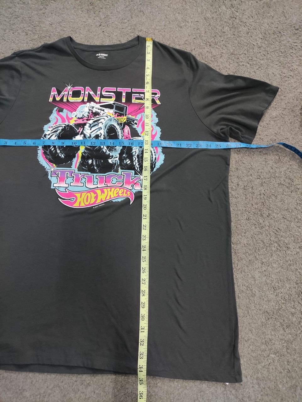 Old Navy Hotwheels Monster Truck Tee Size US XXL / EU 58 / 5 - 2 Thumbnail