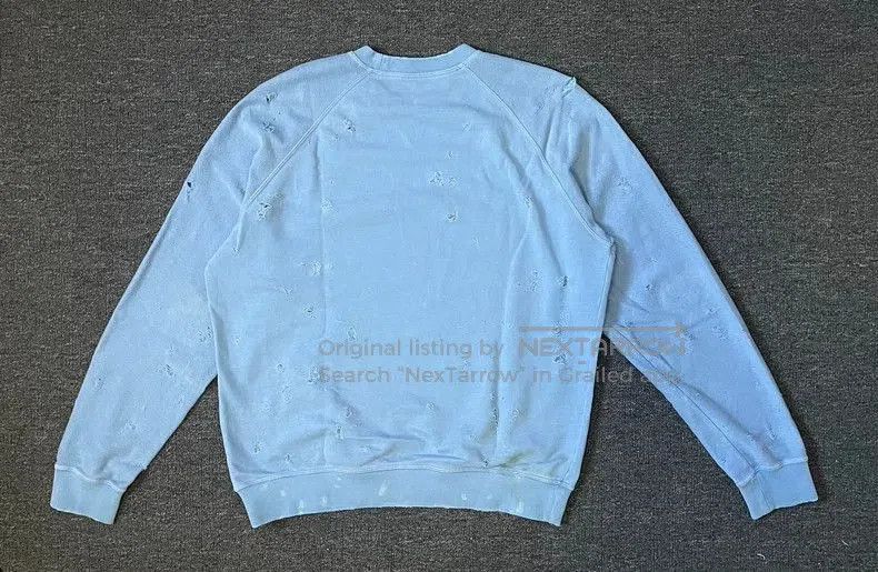 Dsquared2 Dsquared2 Distressed White Sweatshirt 2022. Size US XL / EU 56 / 4 - 4 Thumbnail