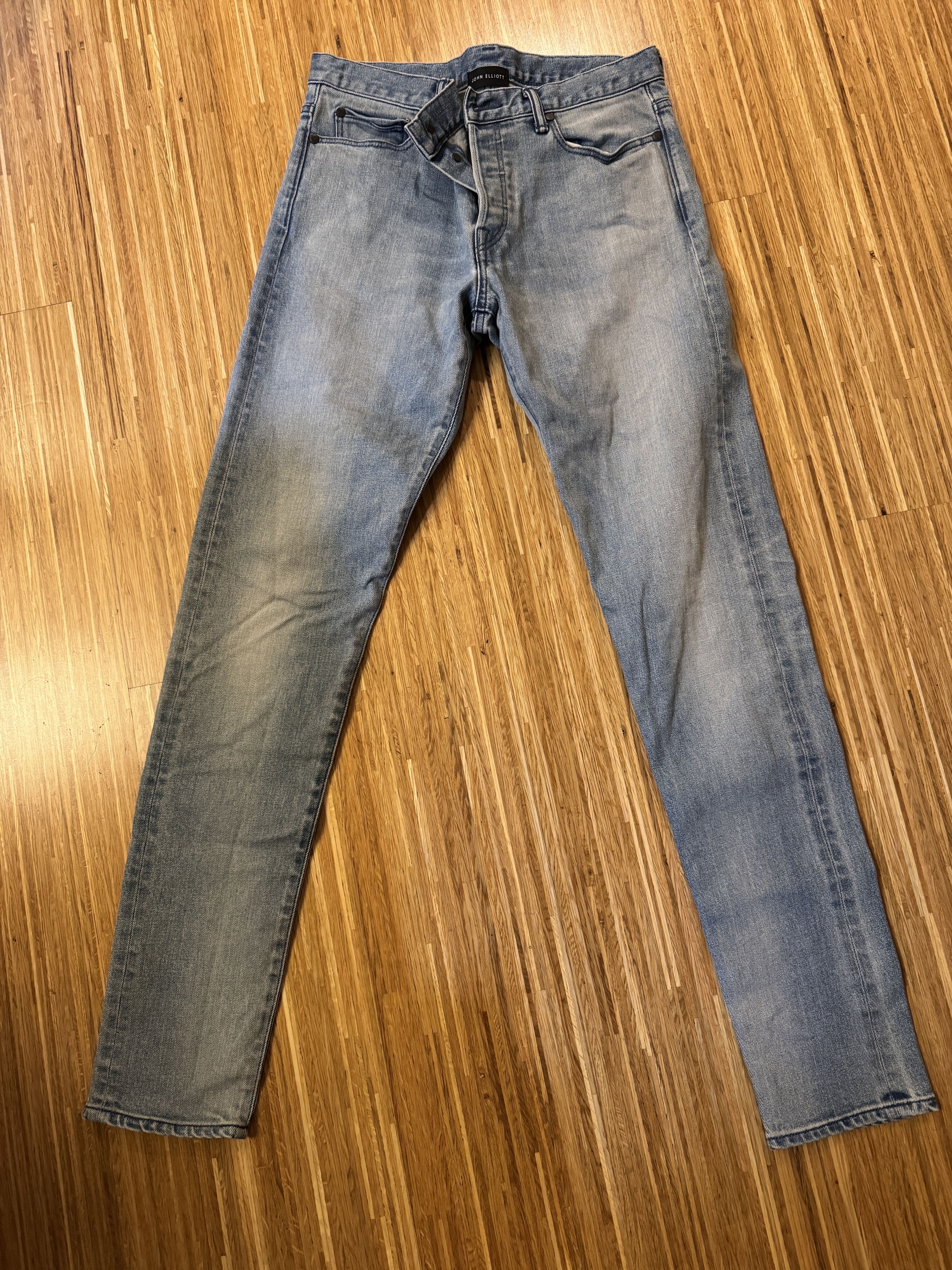 John Elliott The Cast 2 Denim Jeans Coast Size US 30 / EU 46 - 2 Thumbnail
