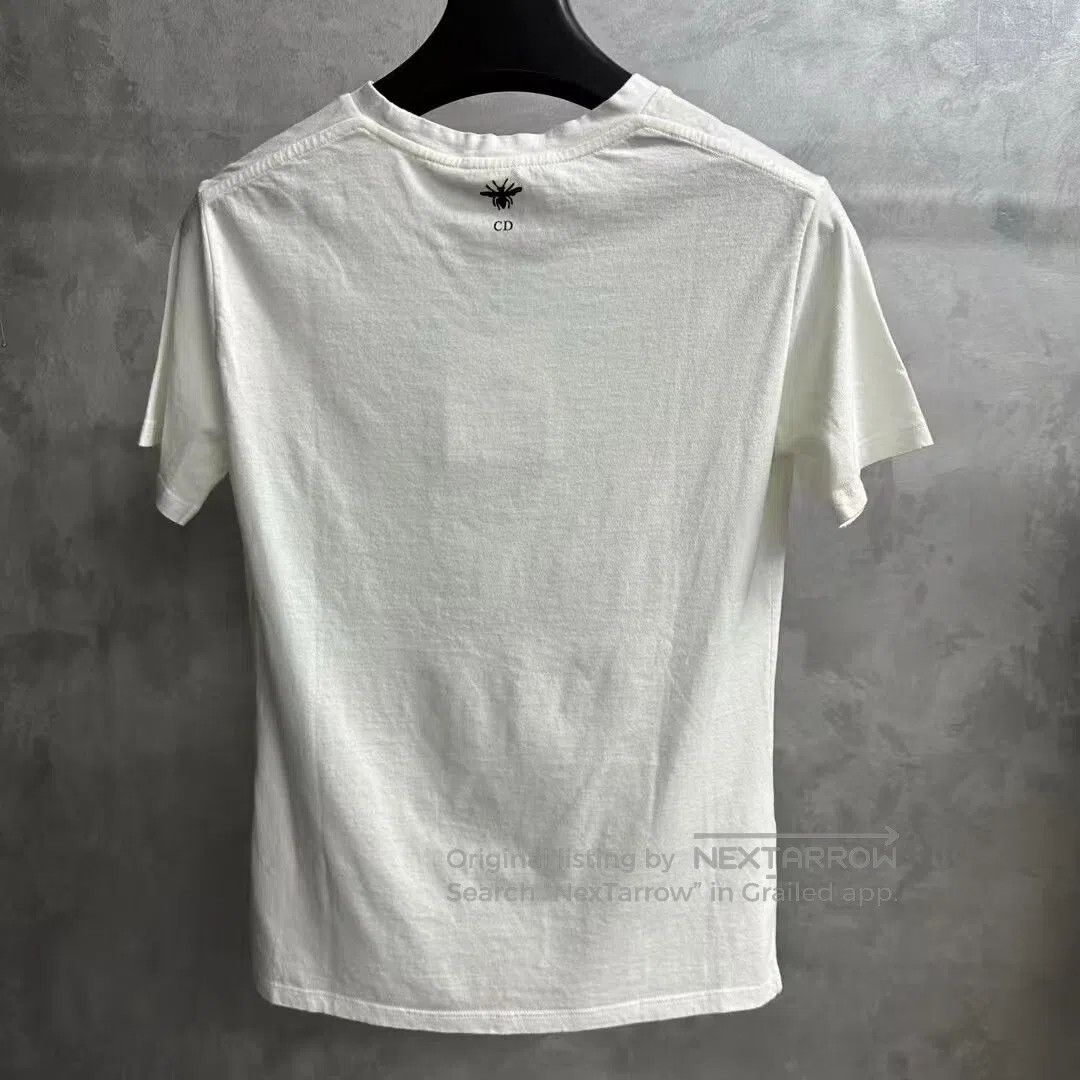 Dior Dior T-shirt with printed letters in the shape of white an Size M / US 6-8 / IT 42-44 - 5 Thumbnail