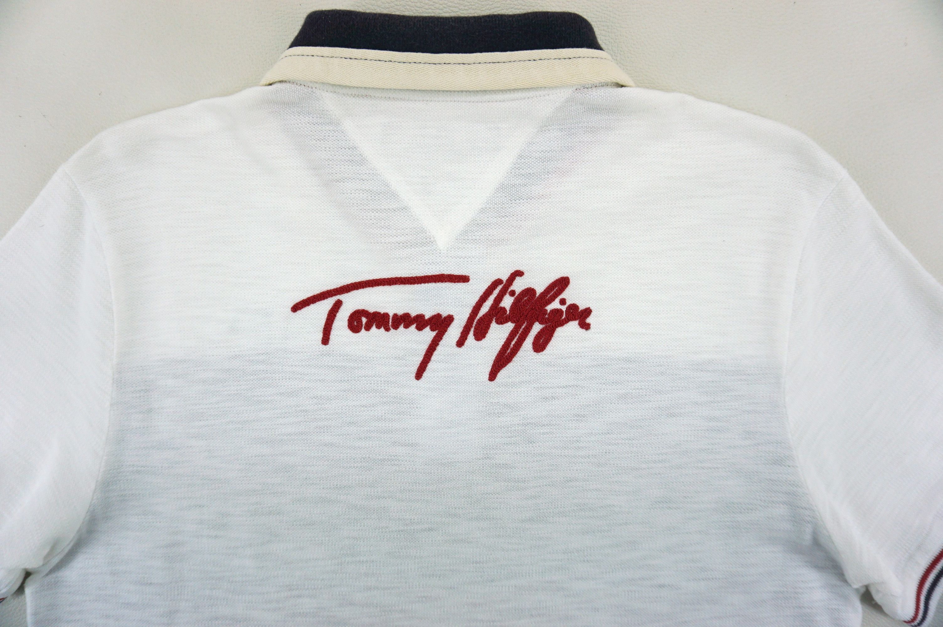 Tommy Hilfiger Tommy 85 Slim Fit Rugby Polo Shirt Size US S / EU 44-46 / 1 - 10 Thumbnail