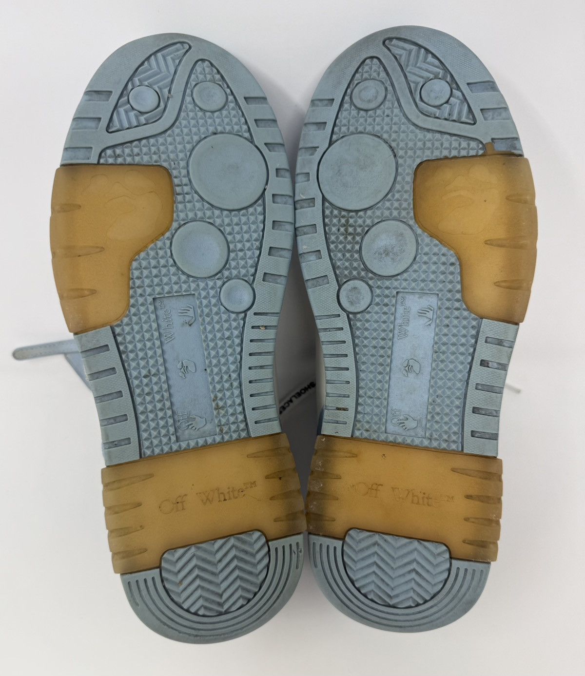 Off-White Off-White Out of Office Sneaker Light Blue Size US 9 / EU 42 - 6 Thumbnail