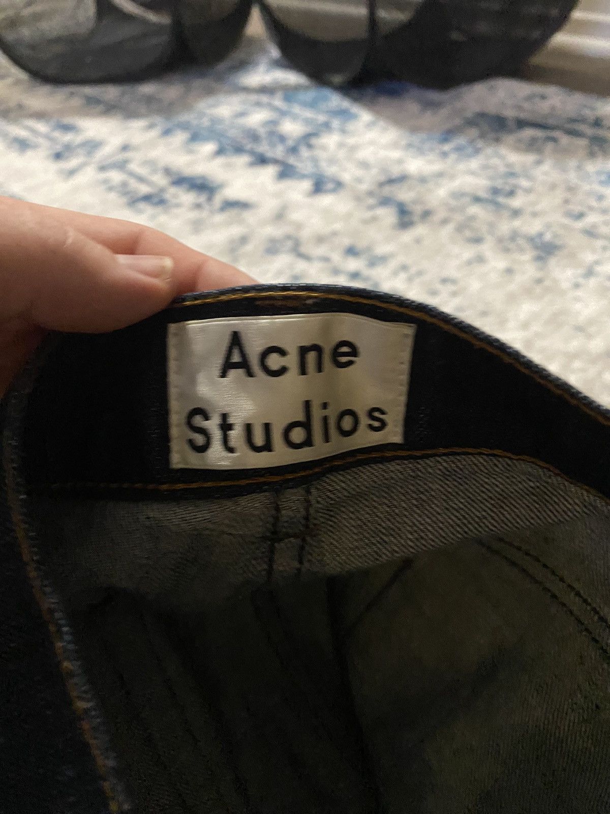 Acne Studios Acne Ace Raw Denim Jean Size US 32 / EU 48 - 4 Thumbnail