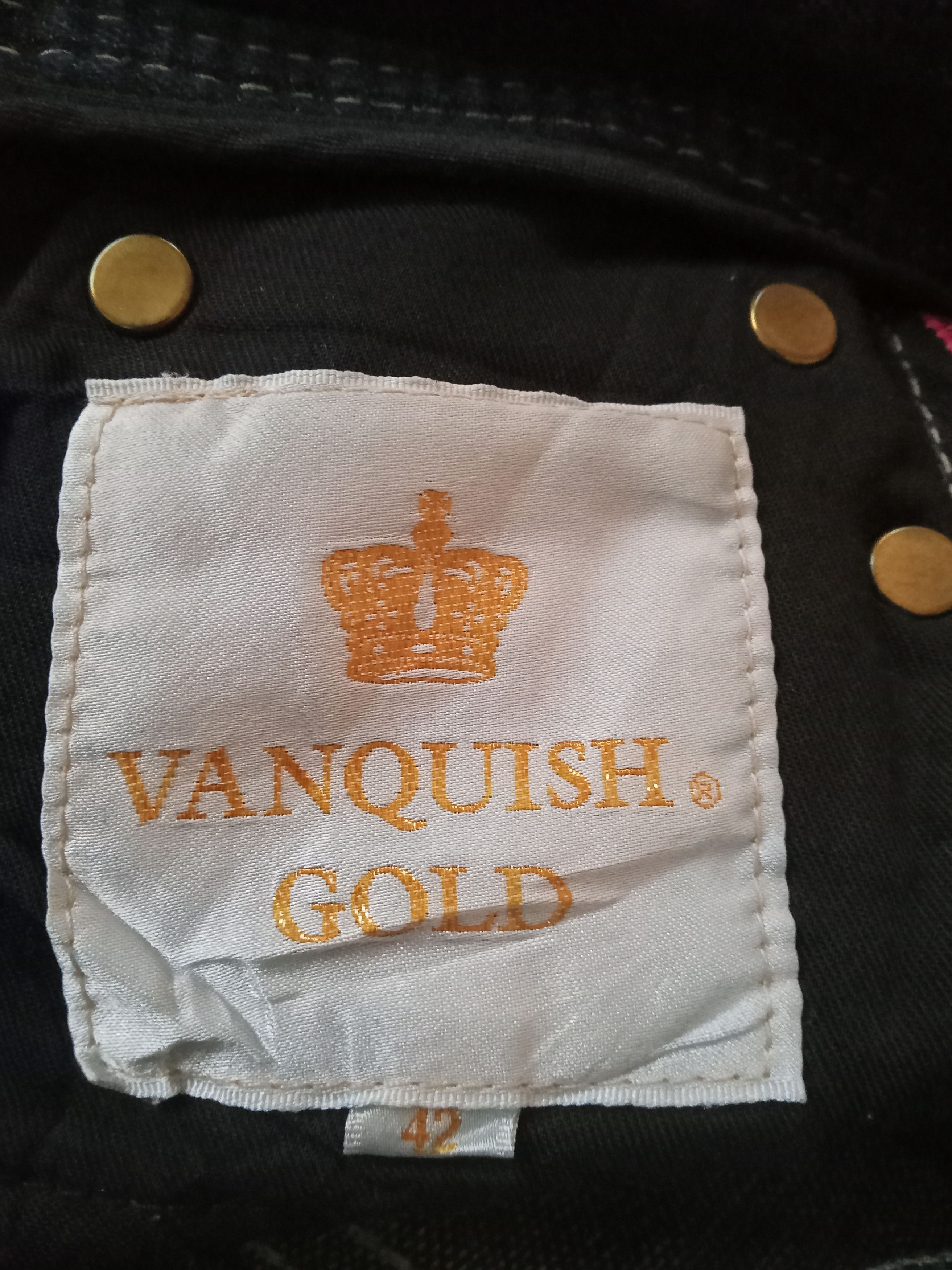 Vanquish Vanquish Gold Flare Jeans Size 32" / US 10 / IT 46 - 4 Thumbnail