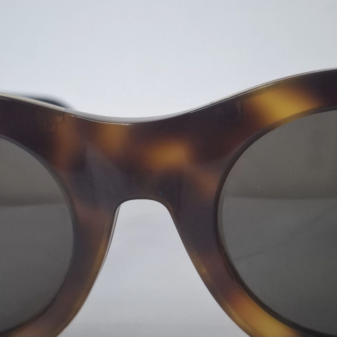 Celine CELINE Brown Leopard Print Phoebe Philo Sunglasses Size ONE SIZE - 10 Thumbnail