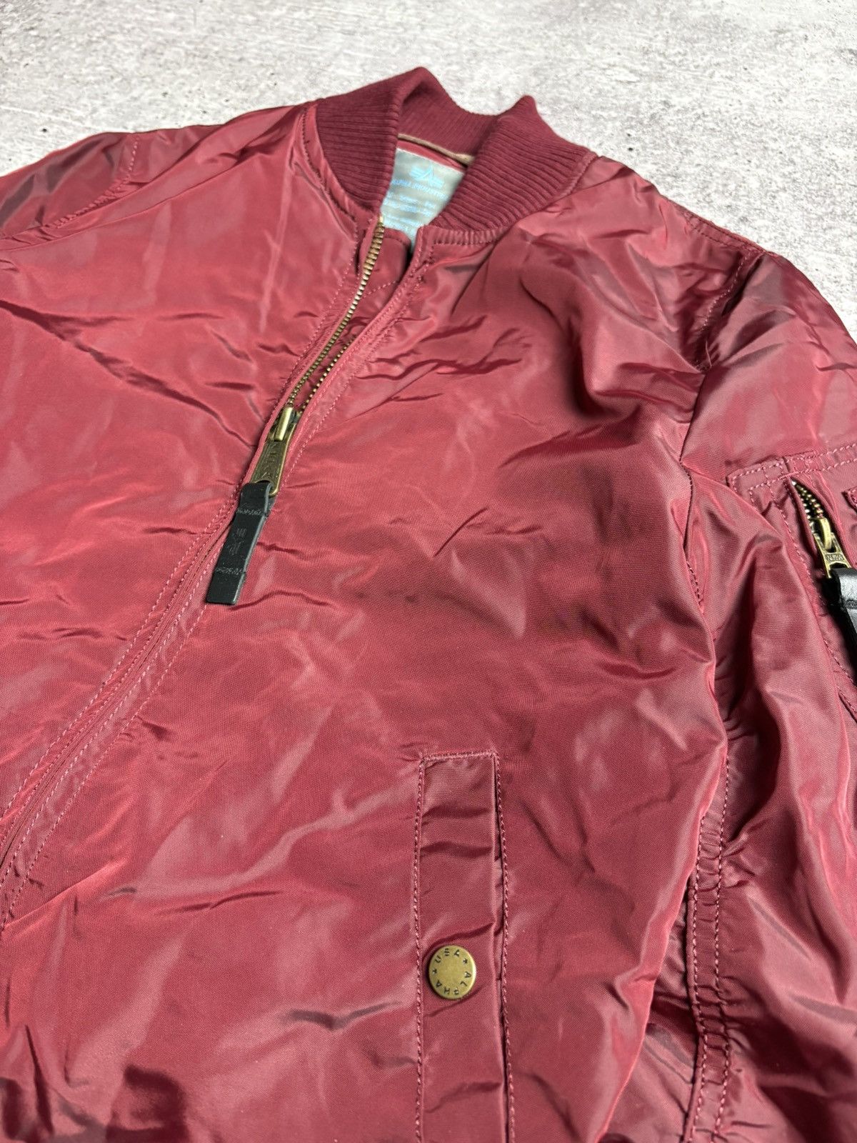 Alpha Industries Alpha Industries Nylon Bomber Jacket Size S / US 4 / IT 40 - 4 Thumbnail