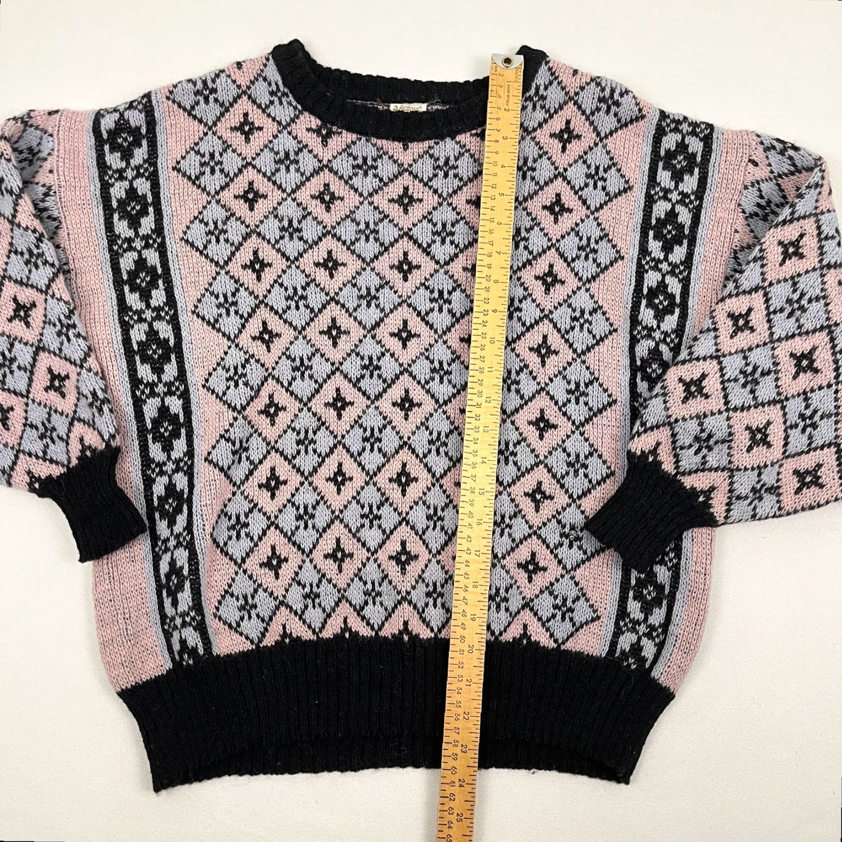 Vintage VINTAGE Alafoss Icewool Sweater Womens M/L Pink Nordic New Wool Crewneck Jumper Iceland Size M / US 6-8 / IT 42-44 - 3 Thumbnail