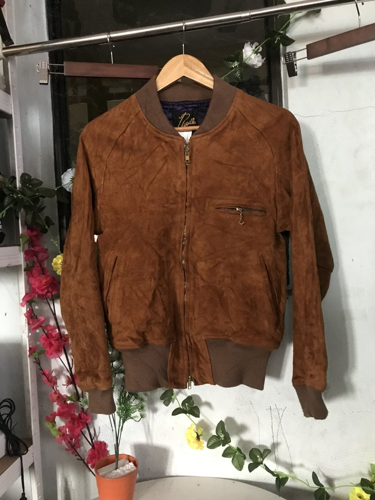 Needles × Vintage Vintage Needles 80s Leather Like Jacket Size US S / EU 44-46 / 1 - 1 Thumbnail