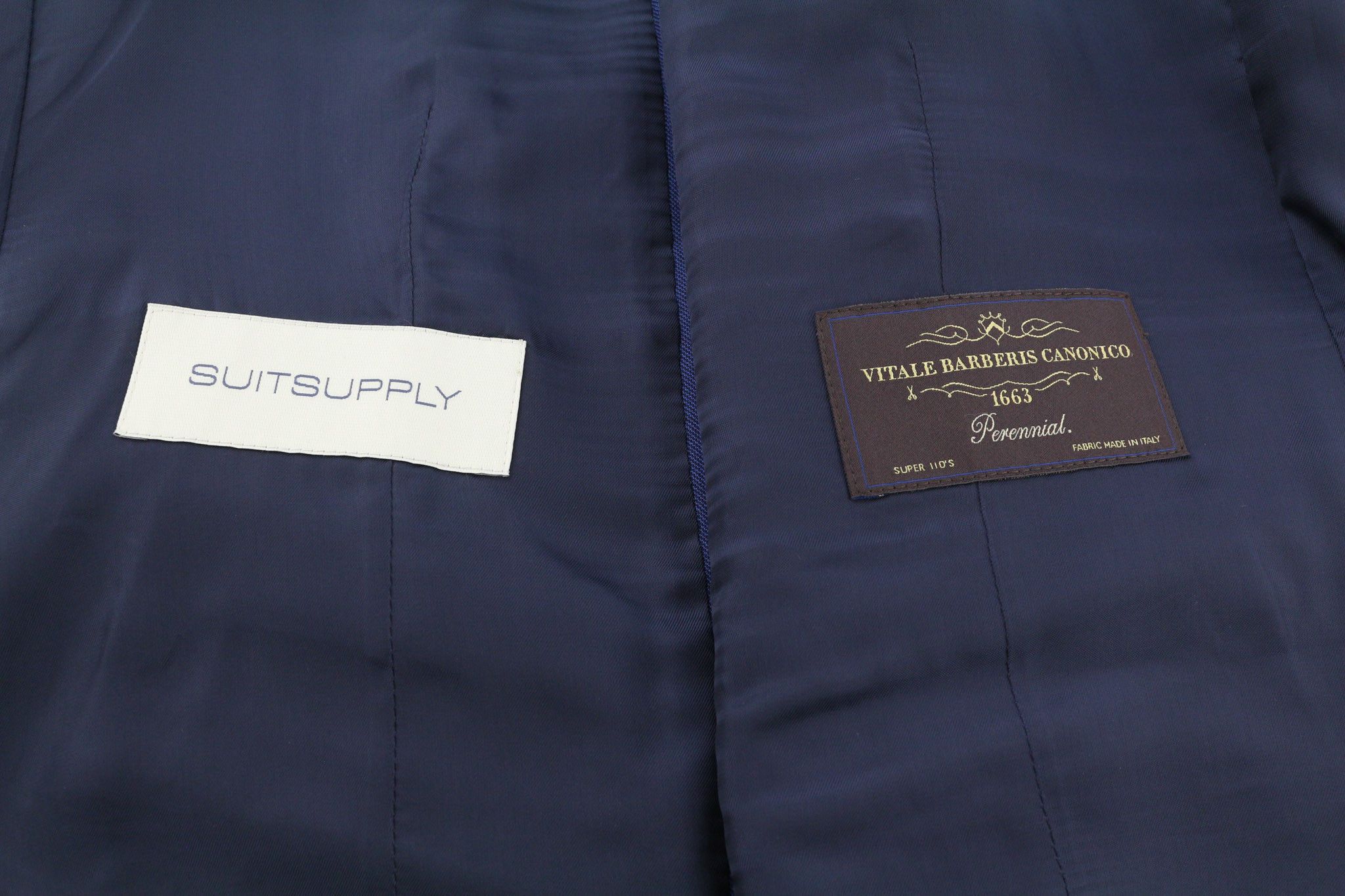 Suitsupply UK32/UK34 Blue Wool 2in1 Single-Breasted Suit 81287 Size 34R - 11 Thumbnail