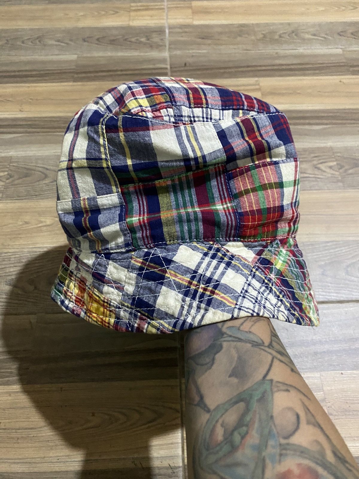 Crusher 帽子 Patchwork yu. Madras