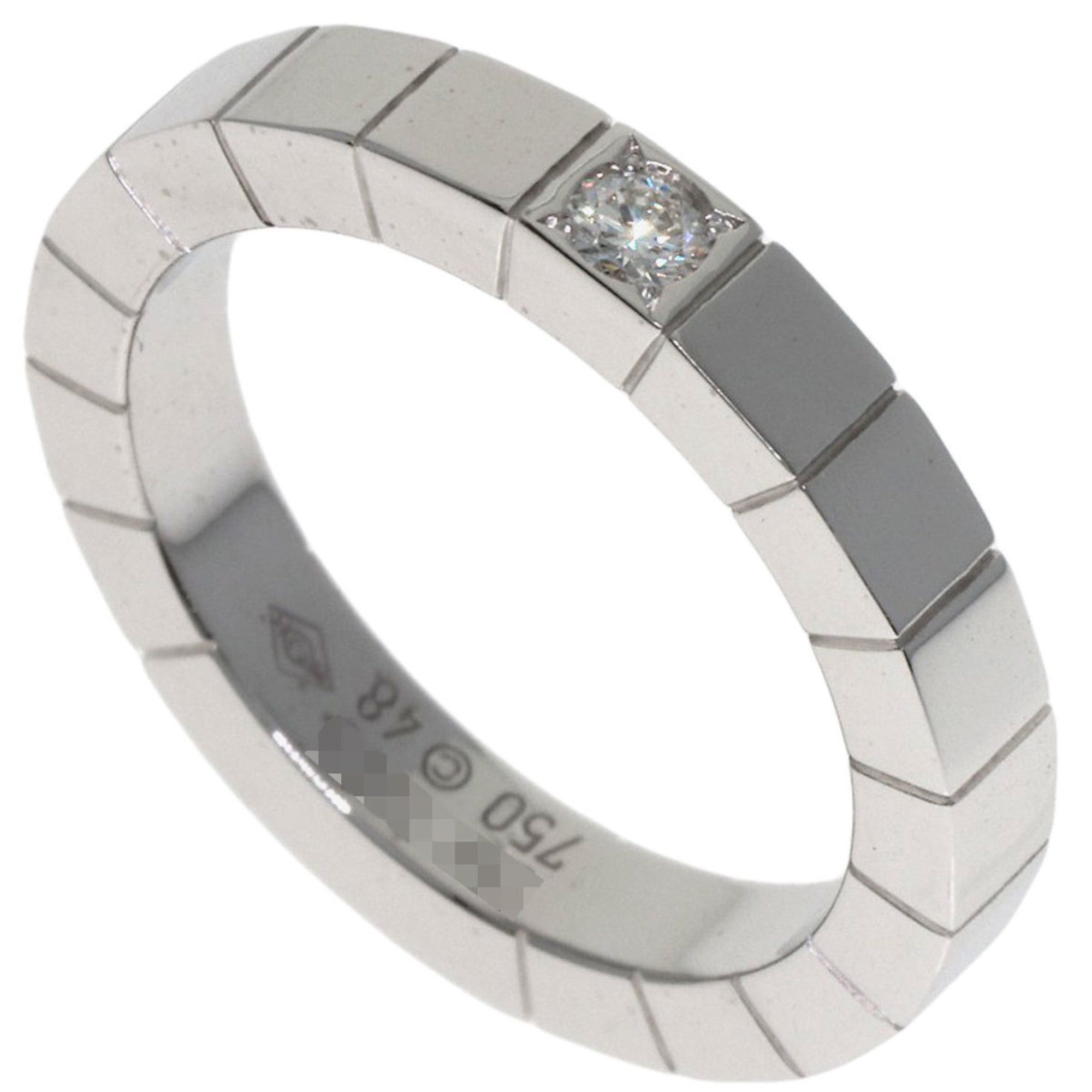 Cartier Cartier Lanier 1P Diamond #48 Ring in 18K White Gold for Women Size ONE SIZE - 1 Thumbnail
