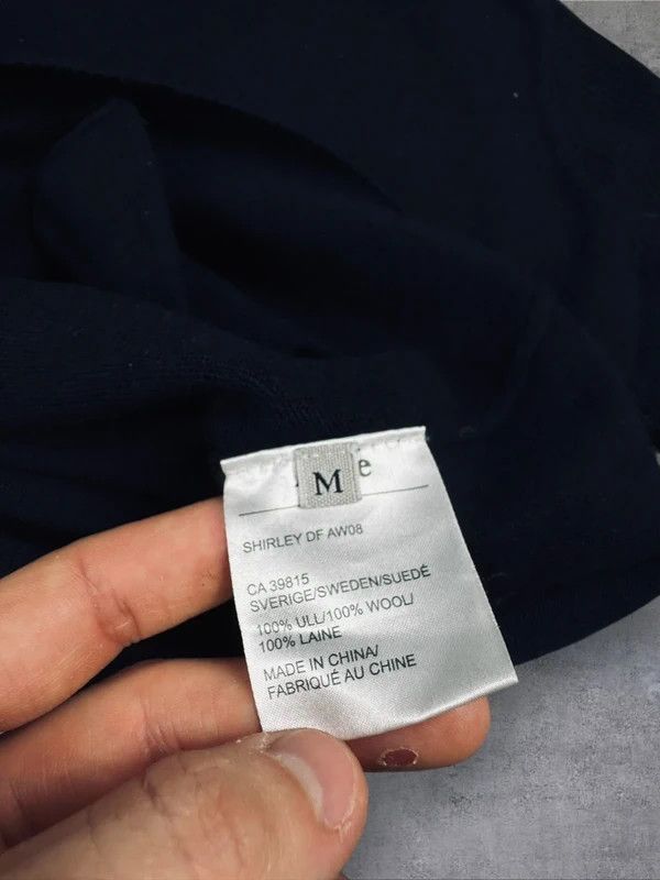 Acne Studios Acne Studios navy blue wool cardigan sweater M Size M / US 6-8 / IT 42-44 - 5 Thumbnail