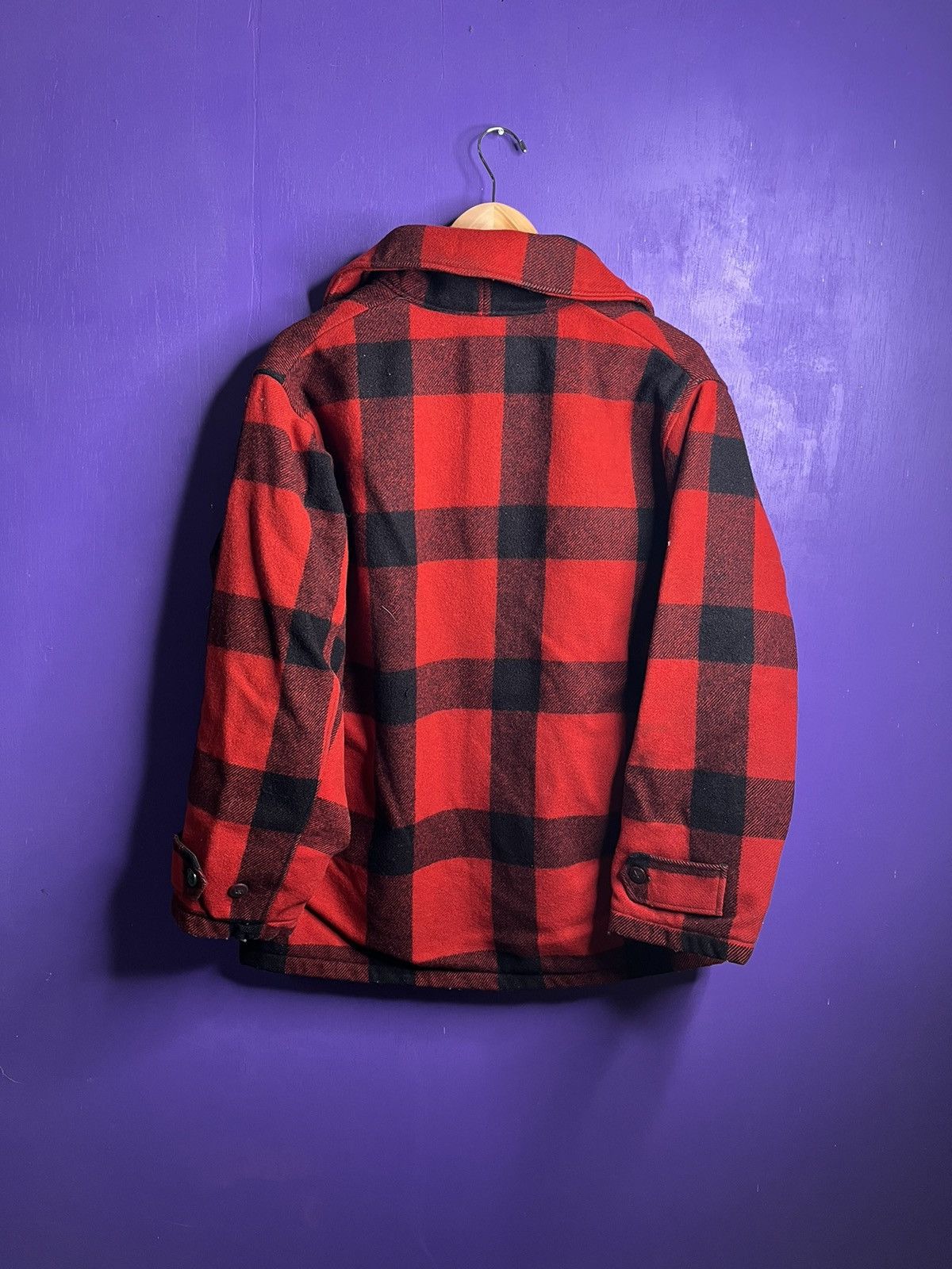 Vintage × Woolrich Woolen Mills Vintage 60s Woolrich woolen mills cargo plaid jacket Size US XL / EU 56 / 4 - 2 Thumbnail