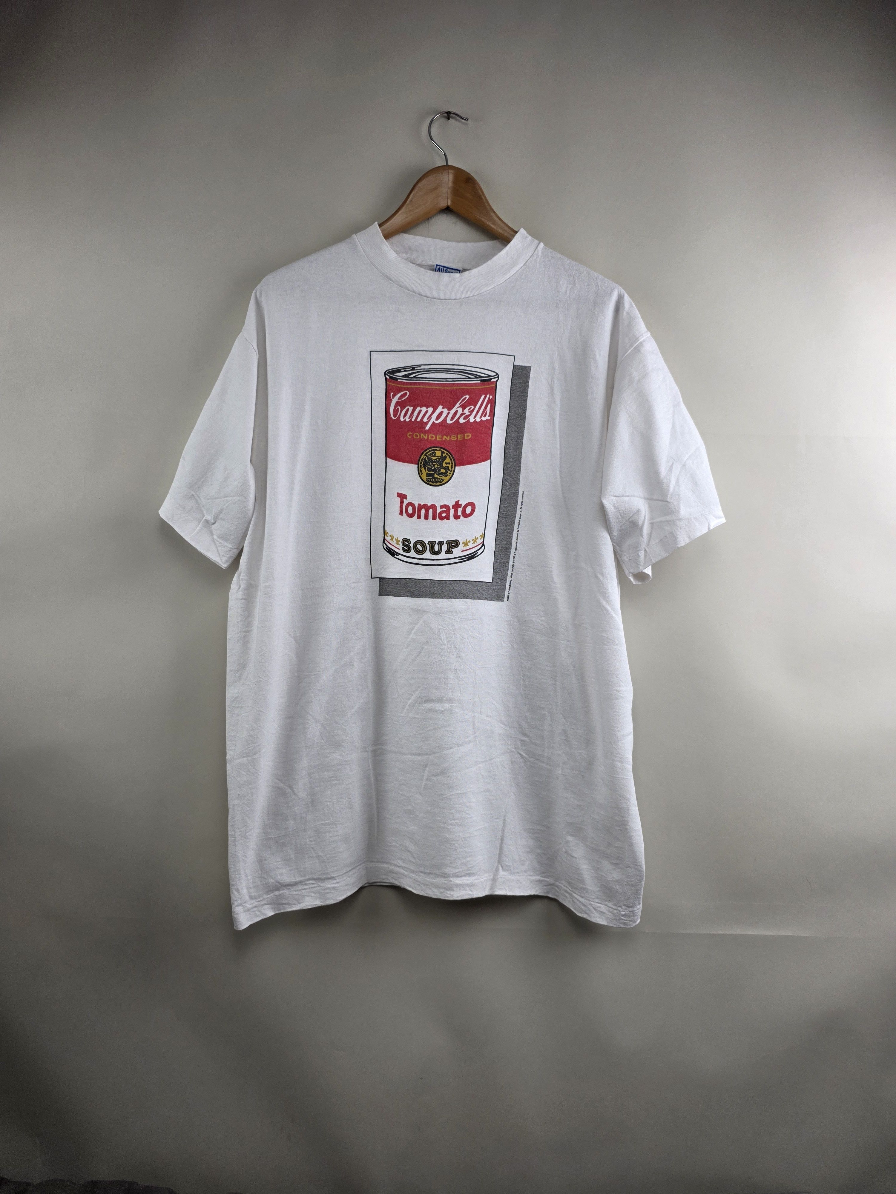 1997 Andy Warhol Campbell's Tomato Soup Art tee XL 23
