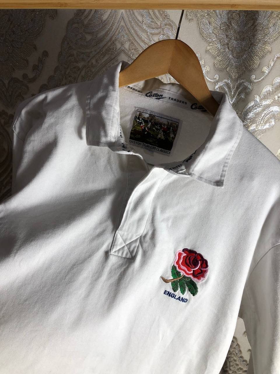 Cotton Traders VINTAGE COTTON TRADERS ENGLAND RETRO RUGBY JERSEY Y2K 90s Size US XL / EU 56 / 4 - 3 Thumbnail